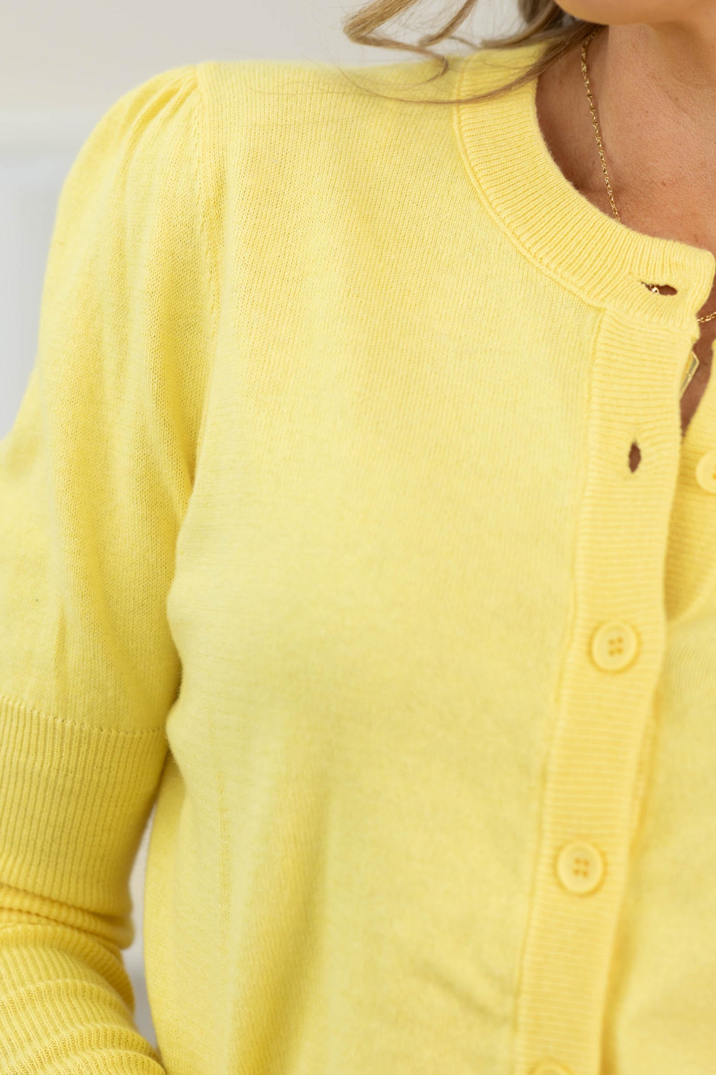 Cotierra Cotton Cashmere Button Cardigan