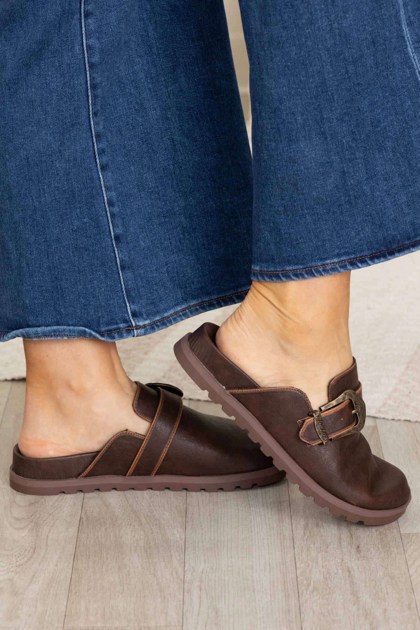 Blowfish Buckle Slip On Clogs