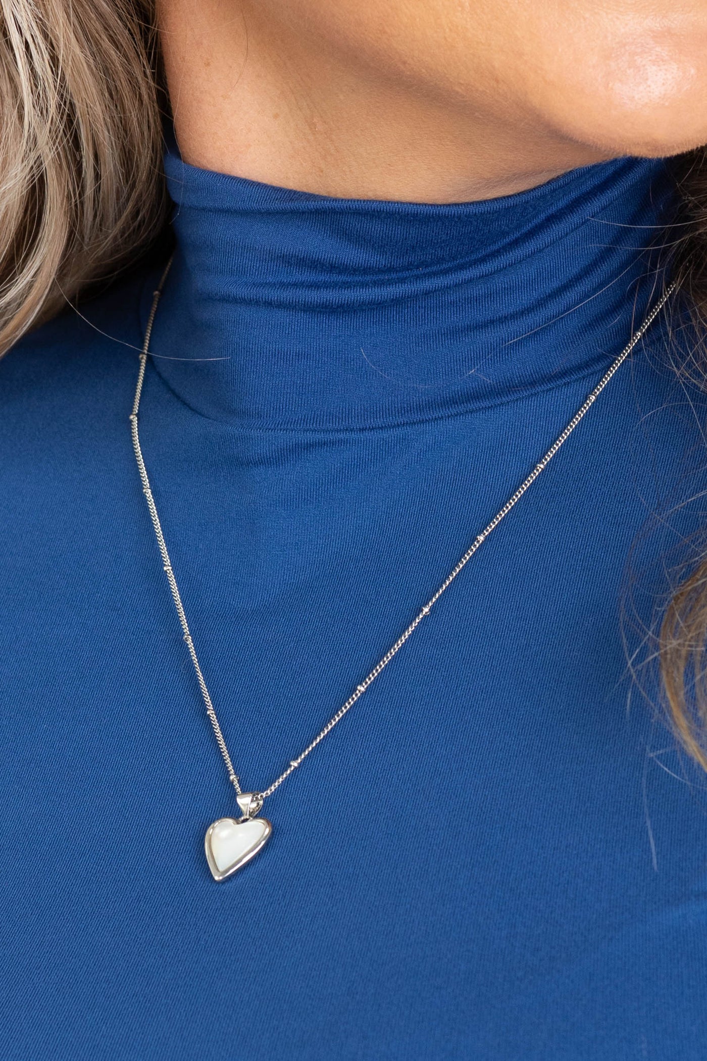 Opal Heart Necklaces