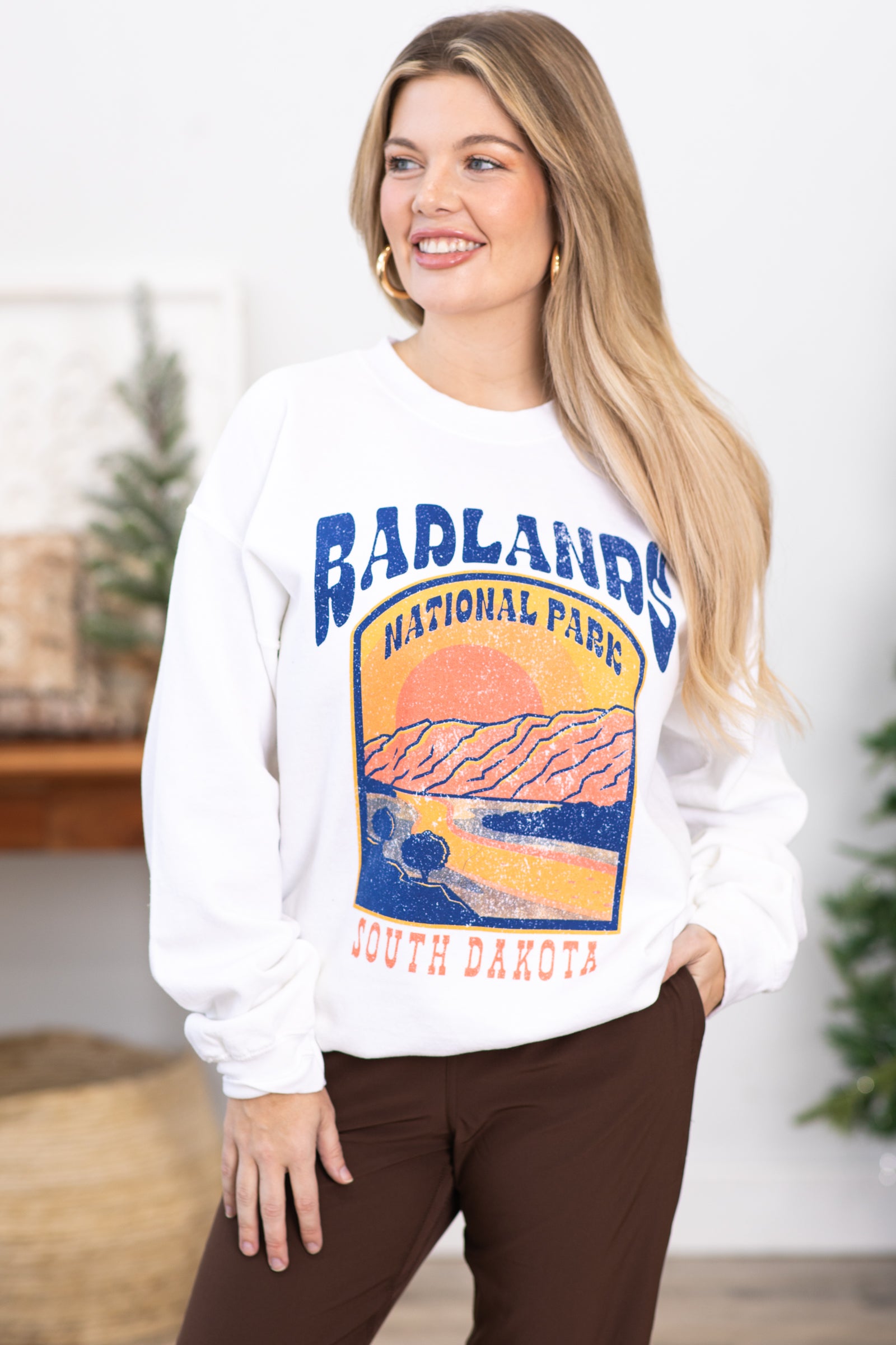 Off White Badlands Park Graphic Sweatshirt