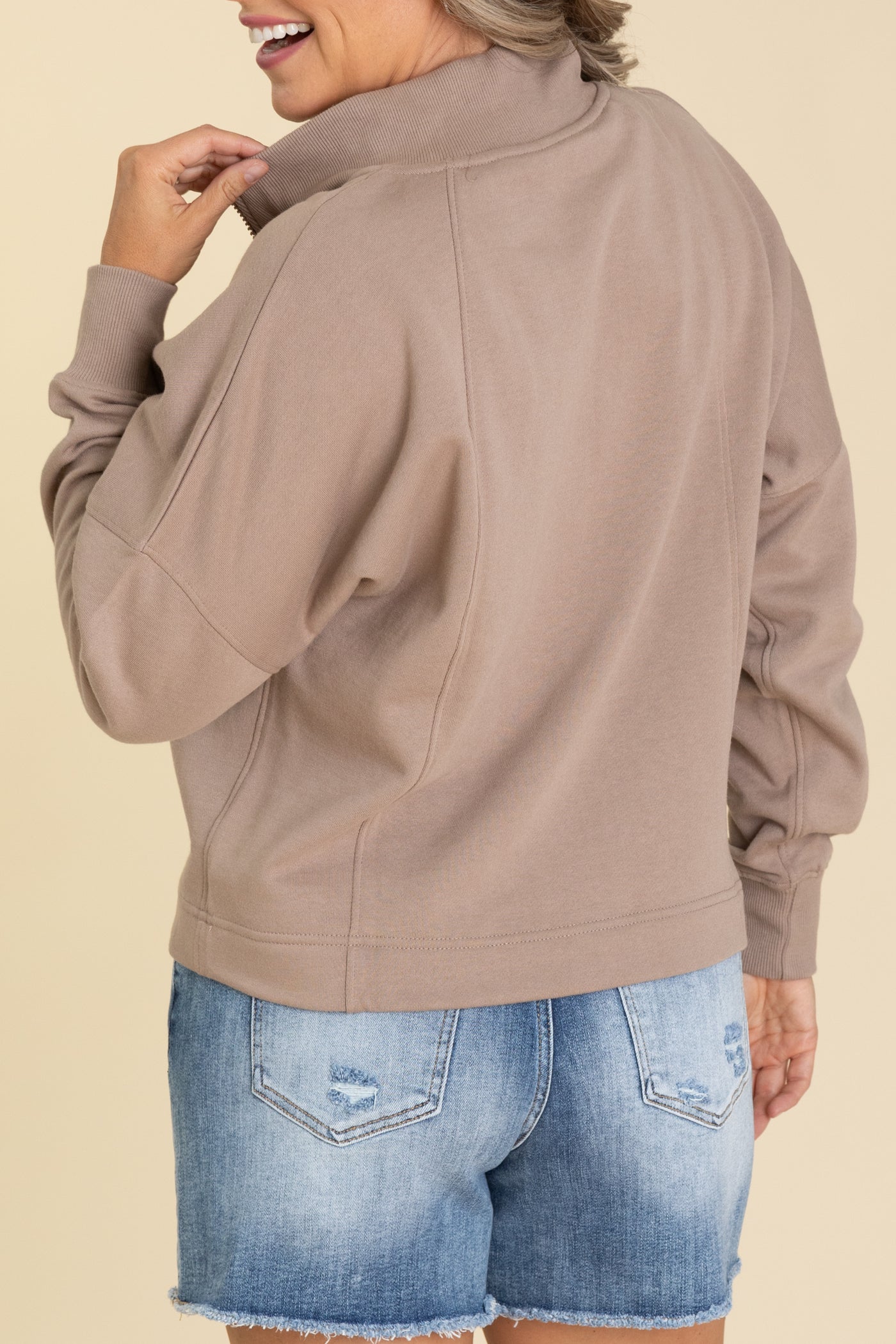 Plush Half-Zip Fleece Pullover