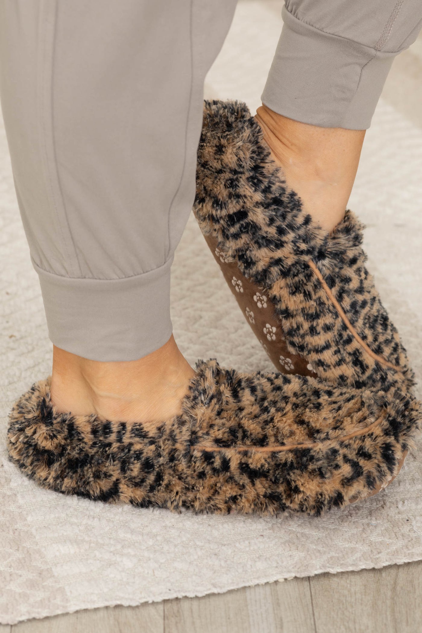 Leopard Warmies Slippers