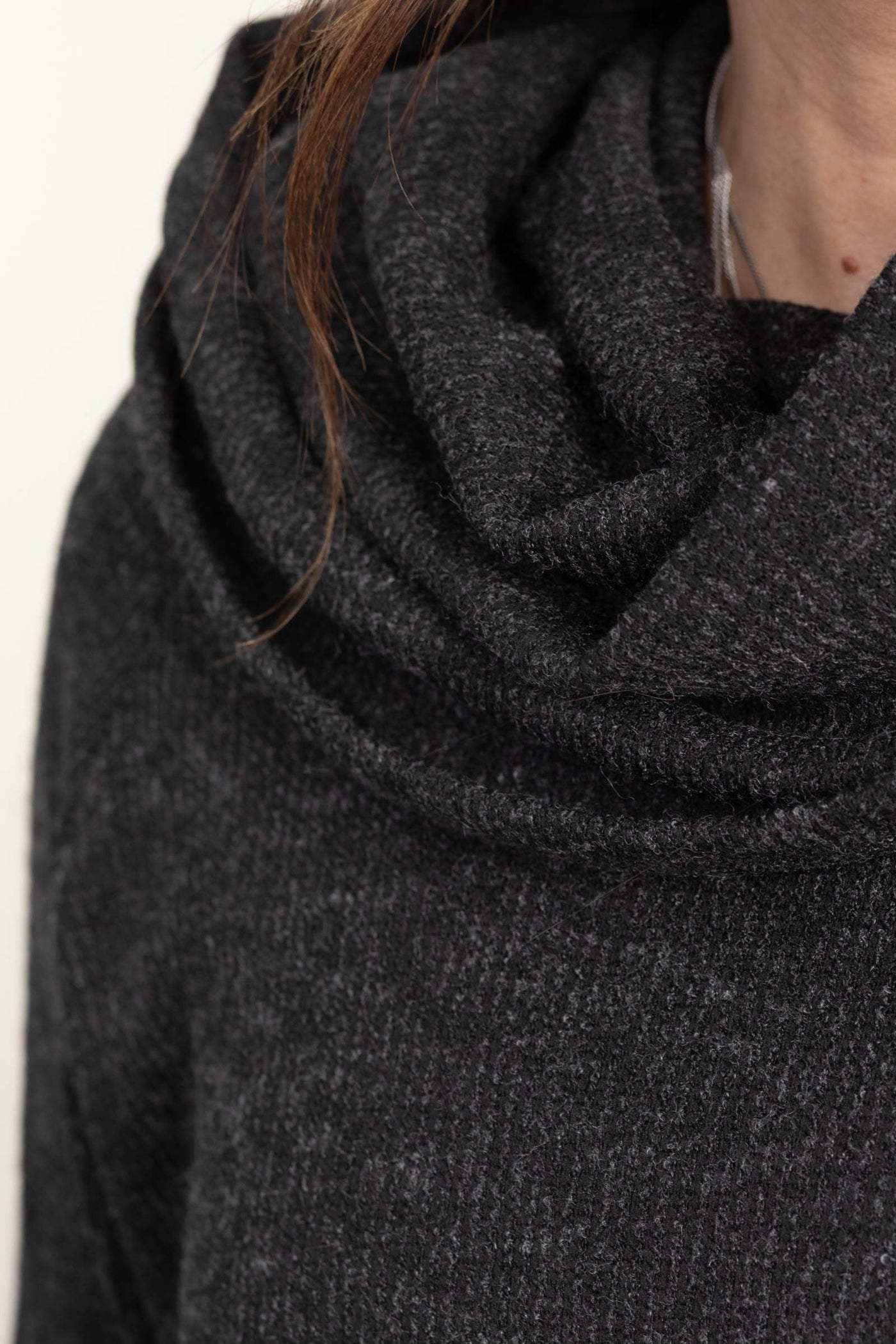 Long Sleeve Soft Knit Cowl Neck Tops