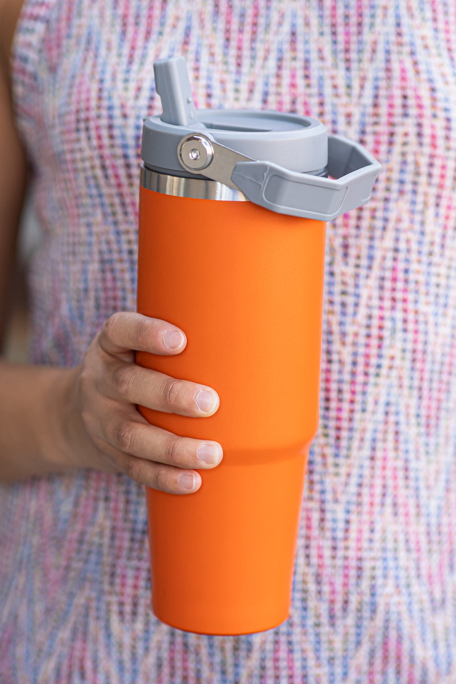 Orange 30oz Flip Straw Tumbler Filly Flair Orange 30oz Flip Straw Tumbler Filly Flair