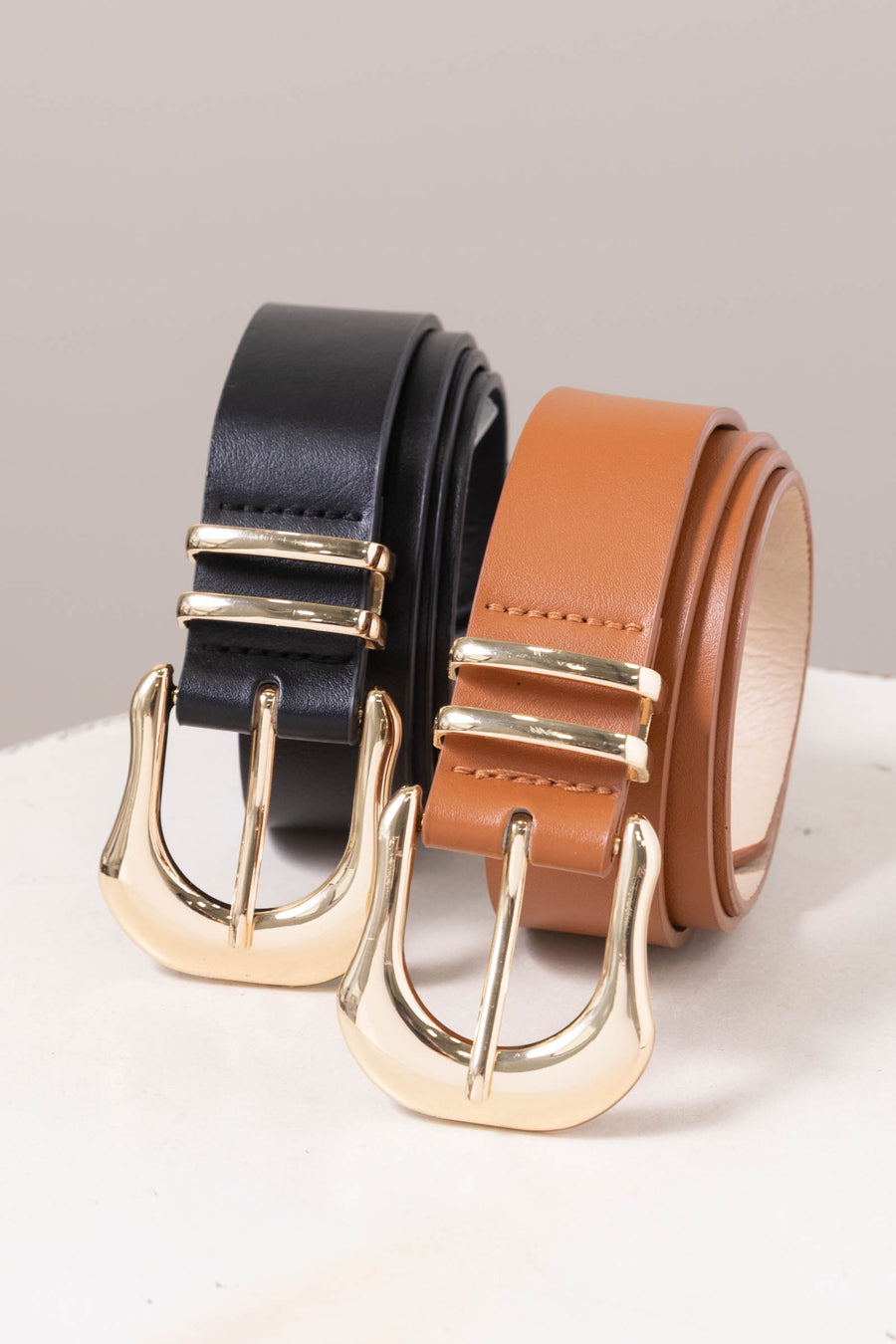 Classic Faux Leather Belt