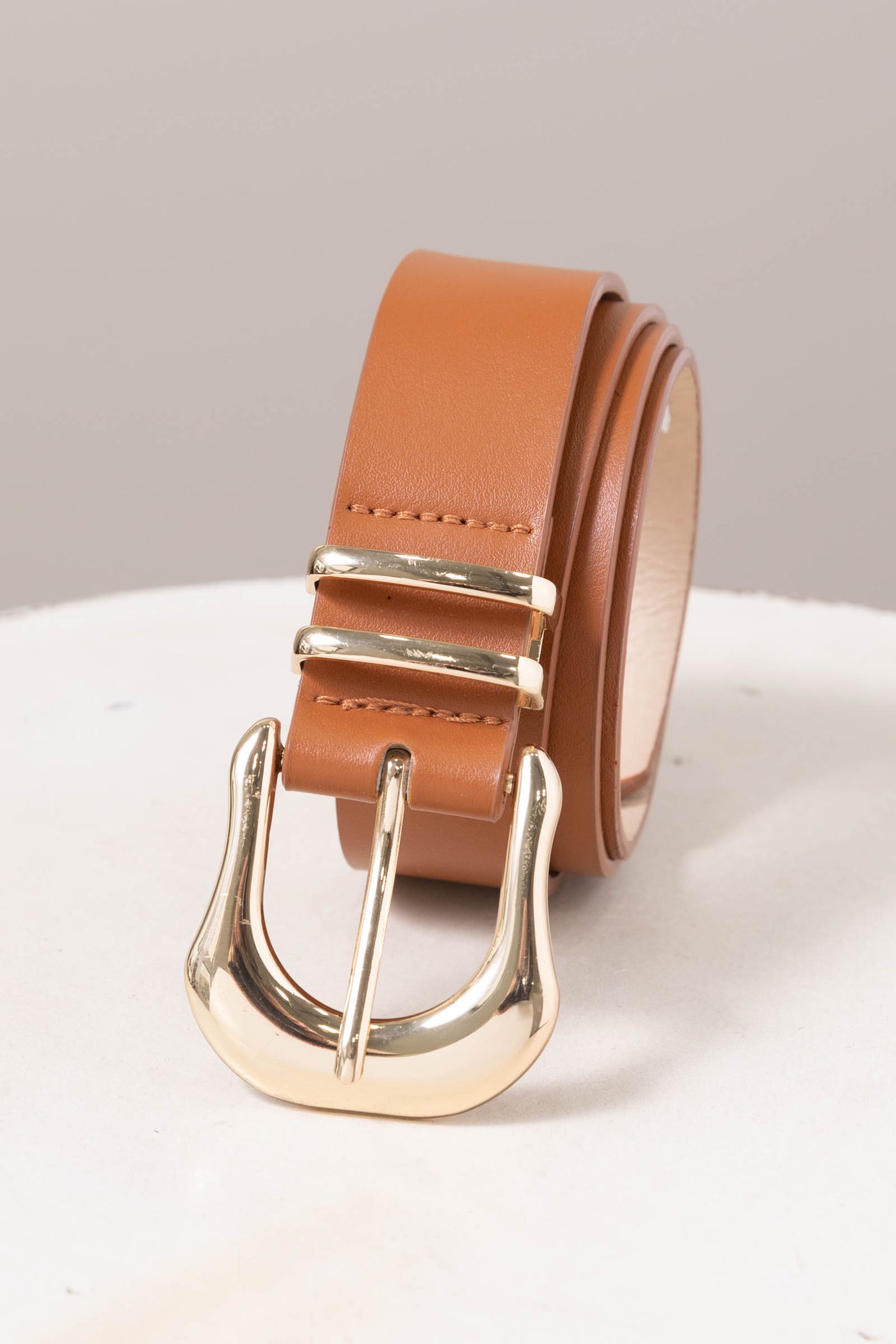 Classic Faux Leather Belt