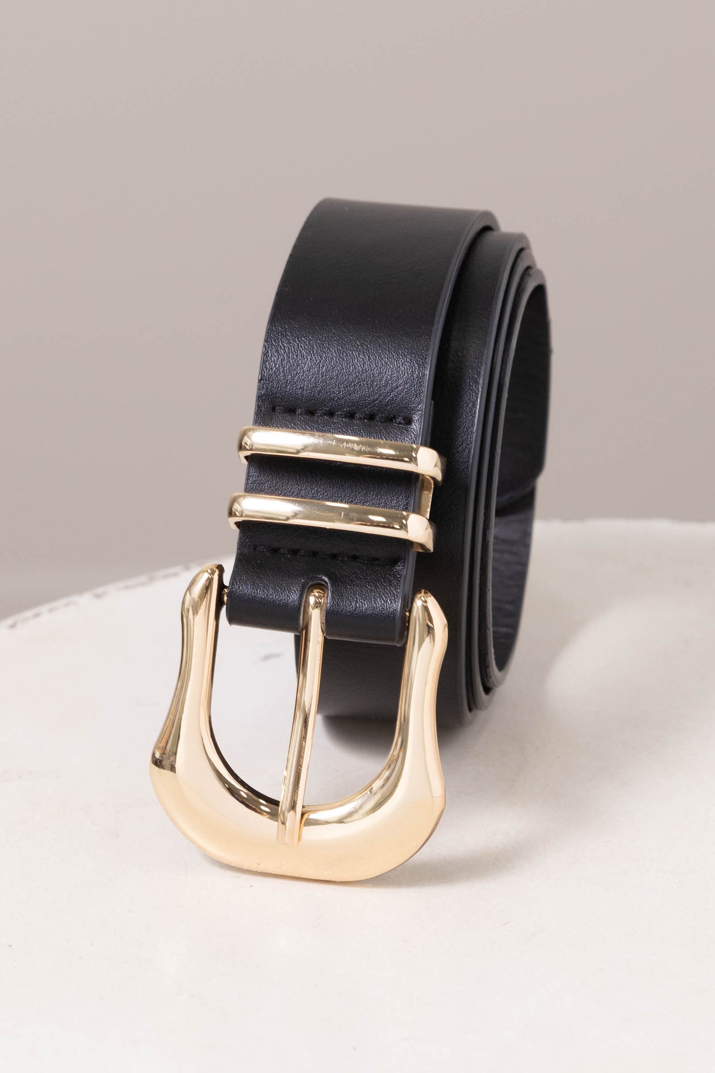 Classic Faux Leather Belt
