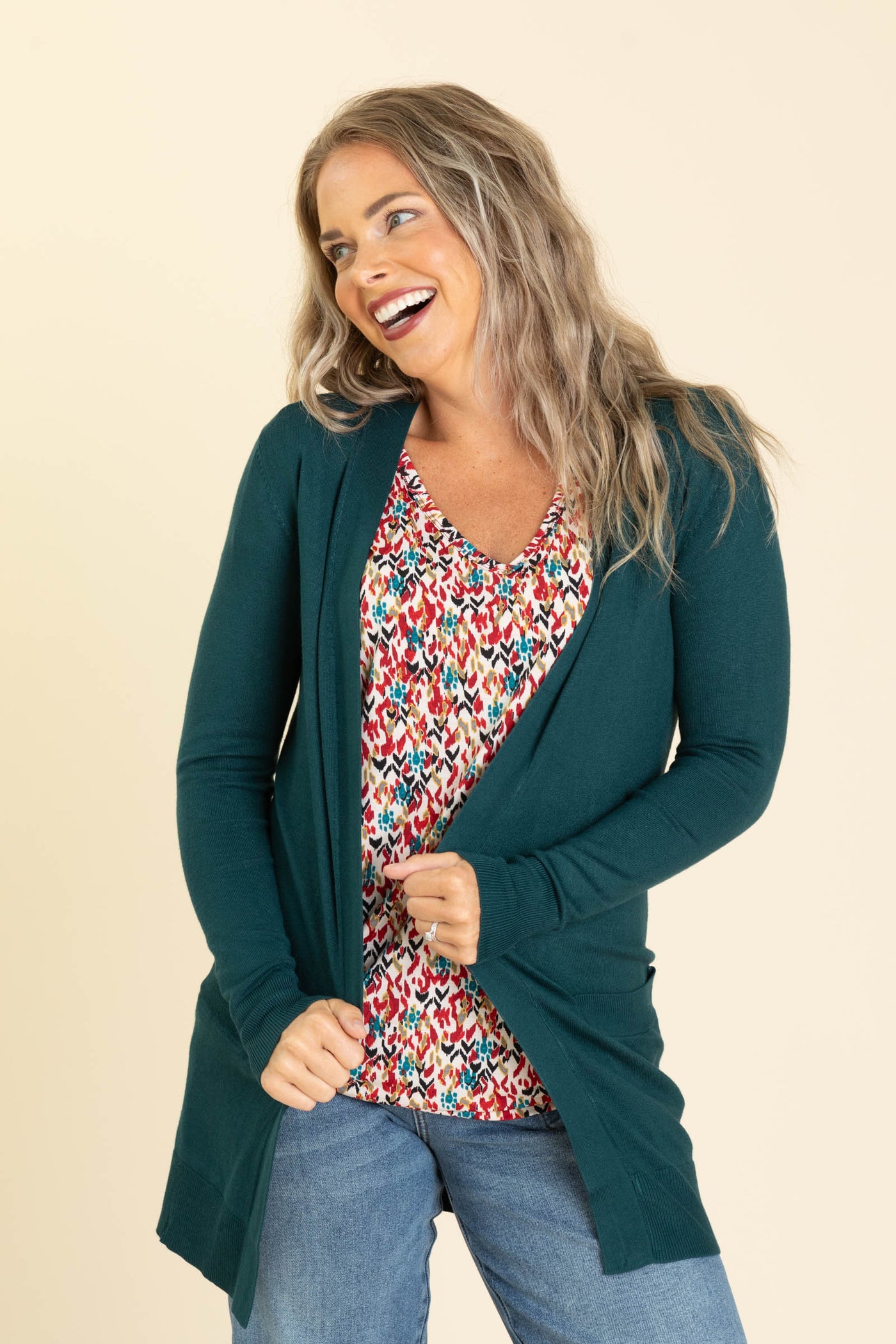 Lightweight Mid Length Cardigan