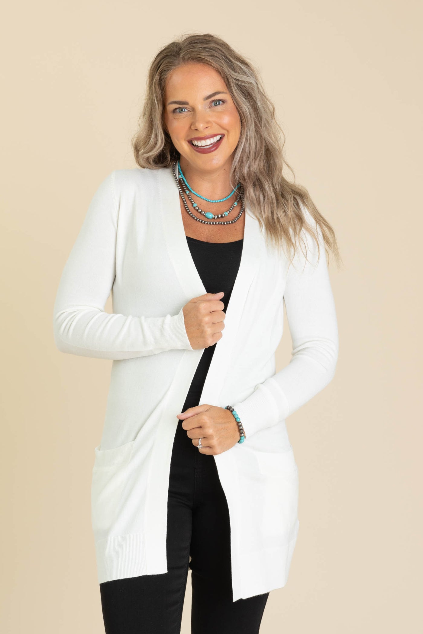 Lightweight Mid Length Cardigan