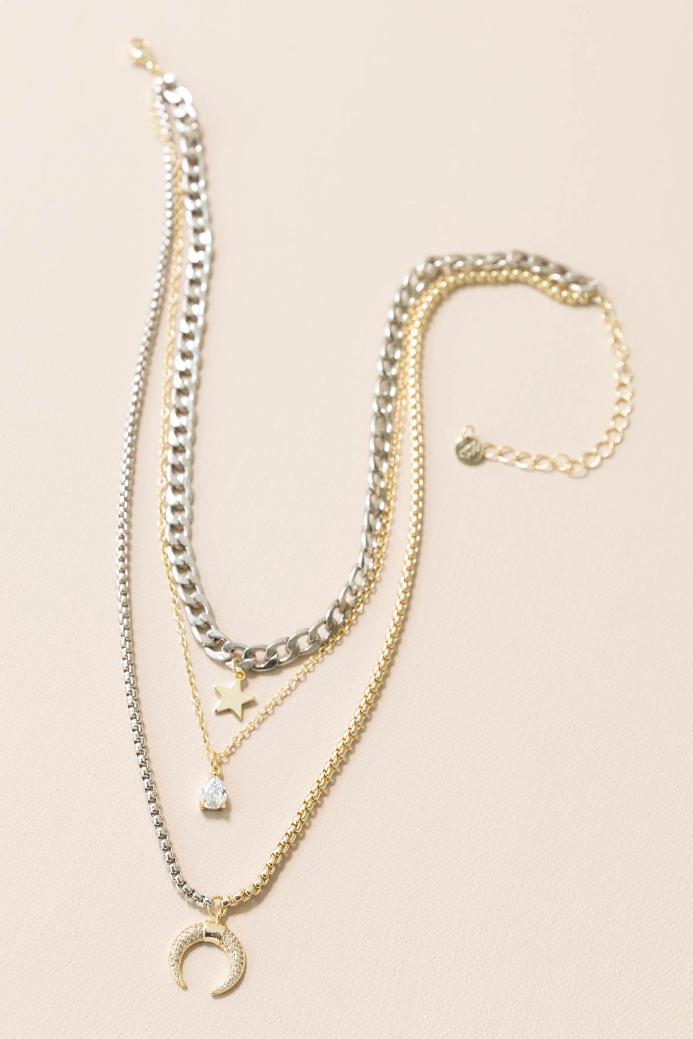 Lunar Glow Layer Necklace