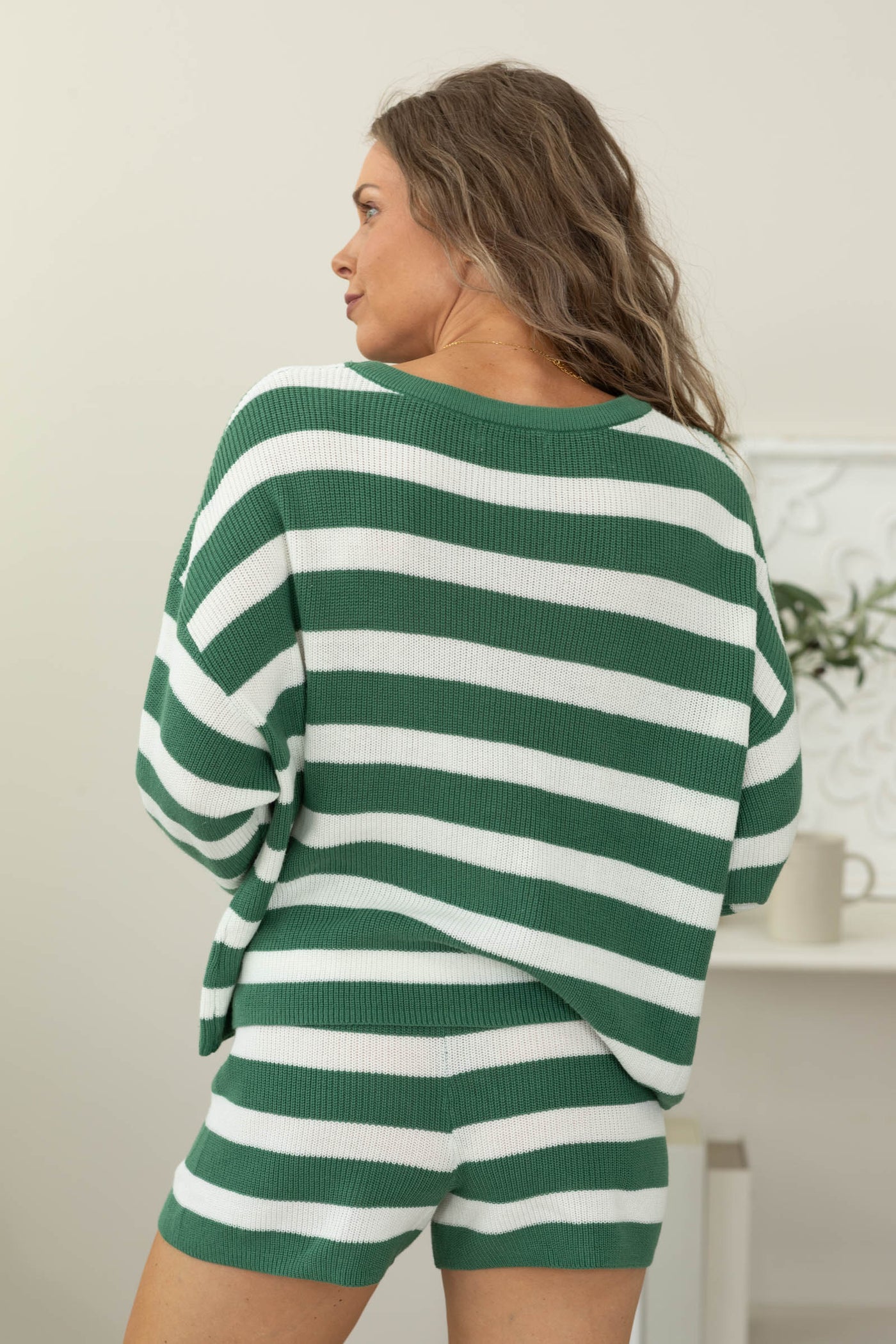 Crewneck Stripe Sweater