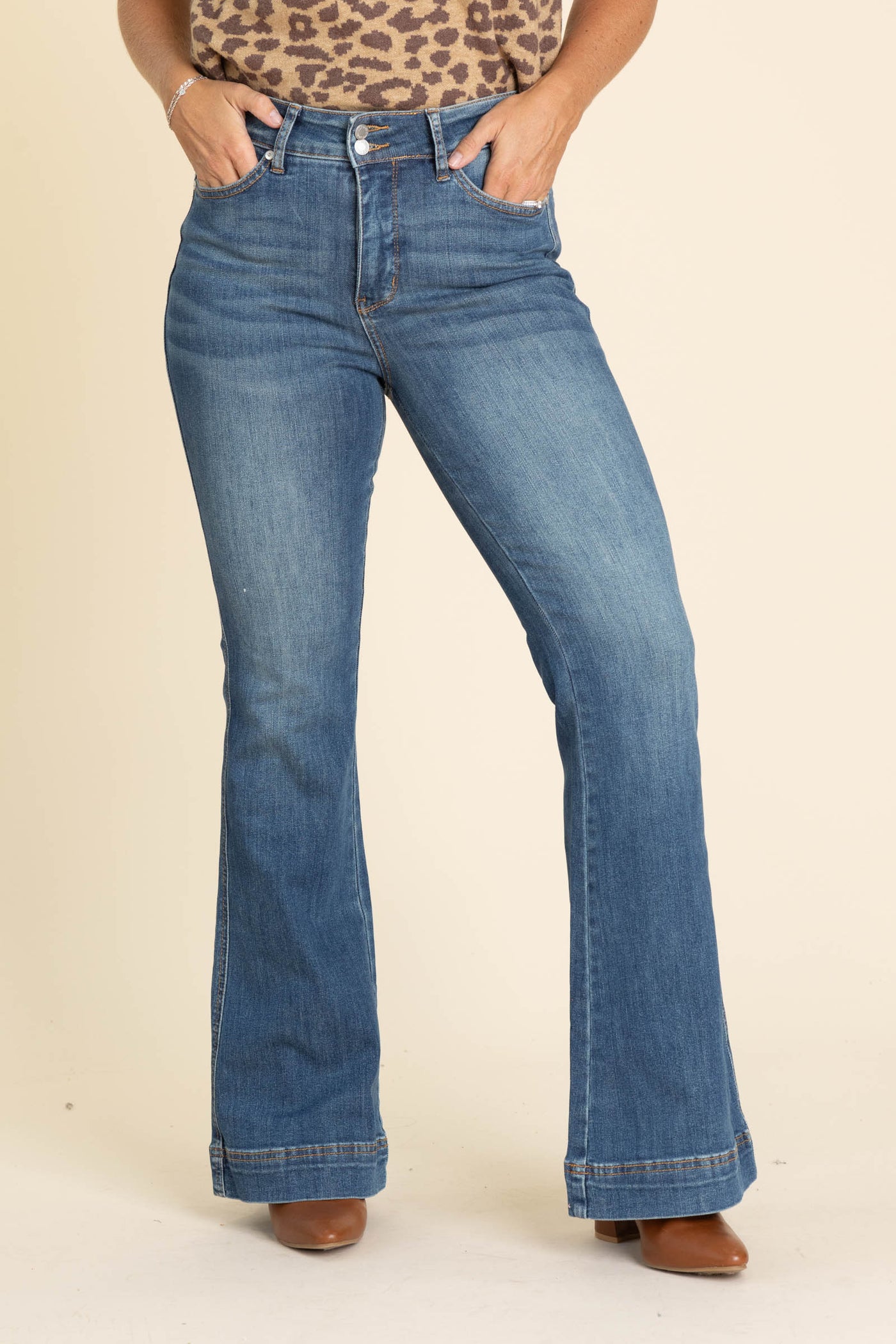 Judy Blue Tummy Control Reg & Petite Jeans