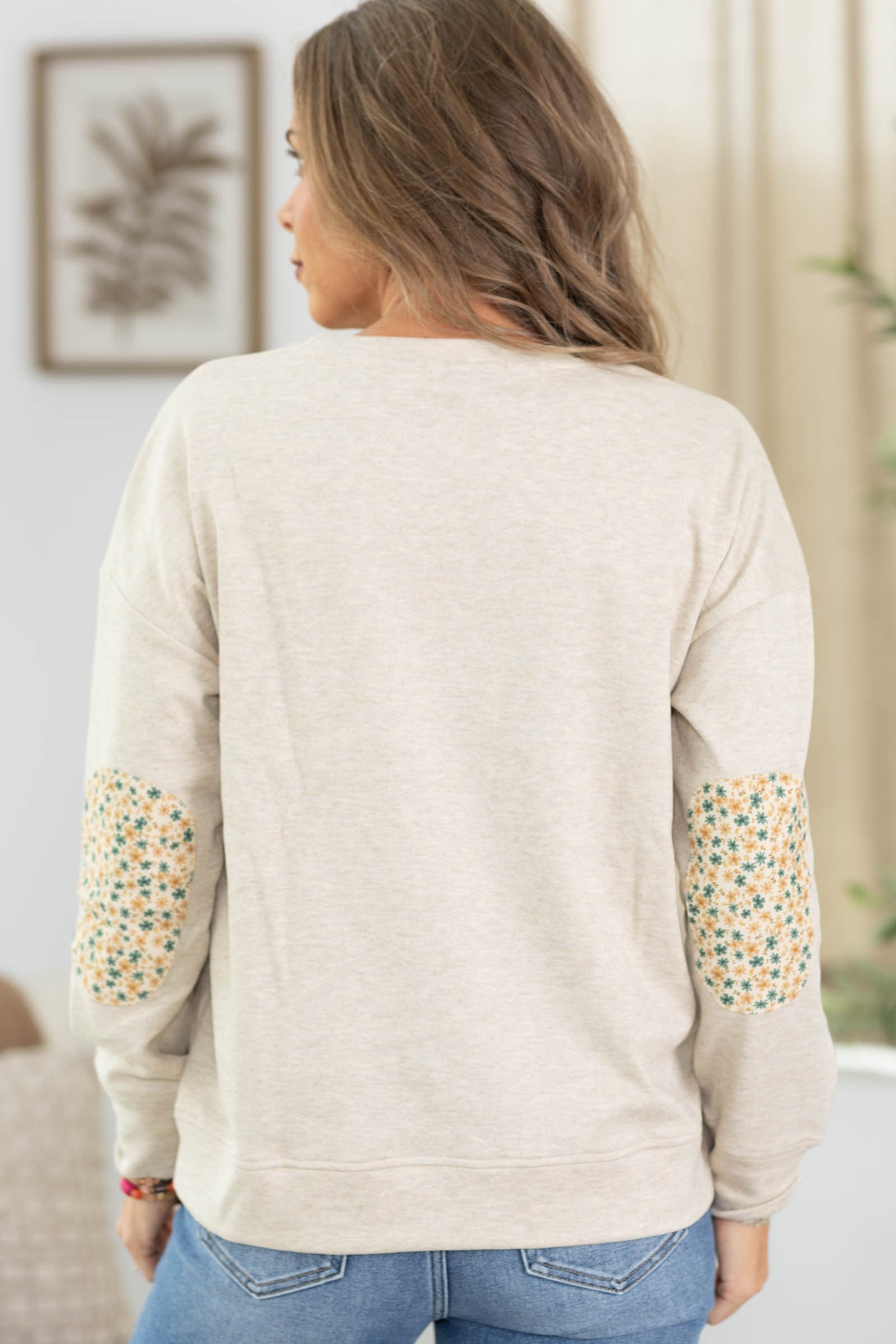 Staccato Micro Brushed Sweatshirt With Contrast