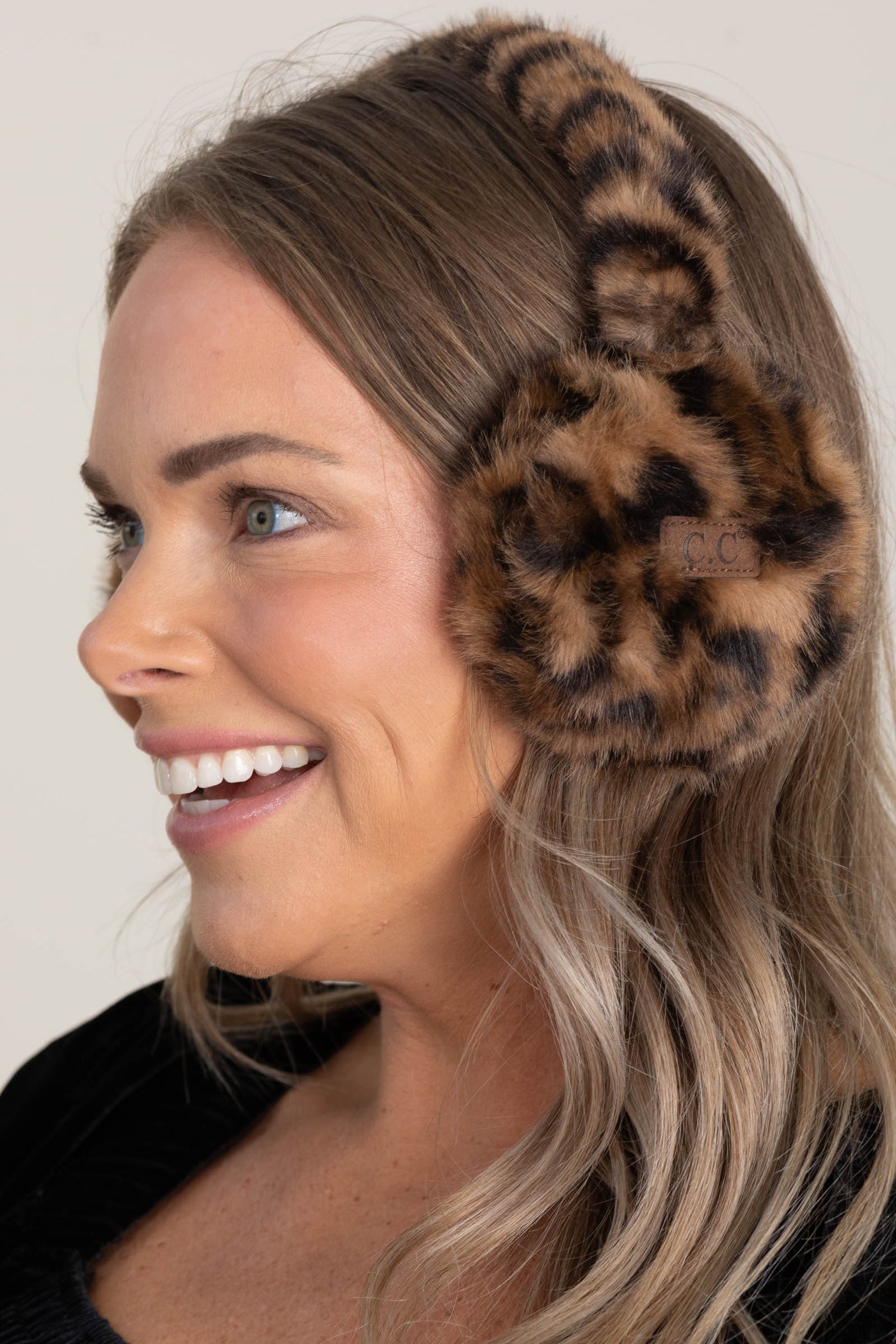 Leopard Faux Fur Earmuffs