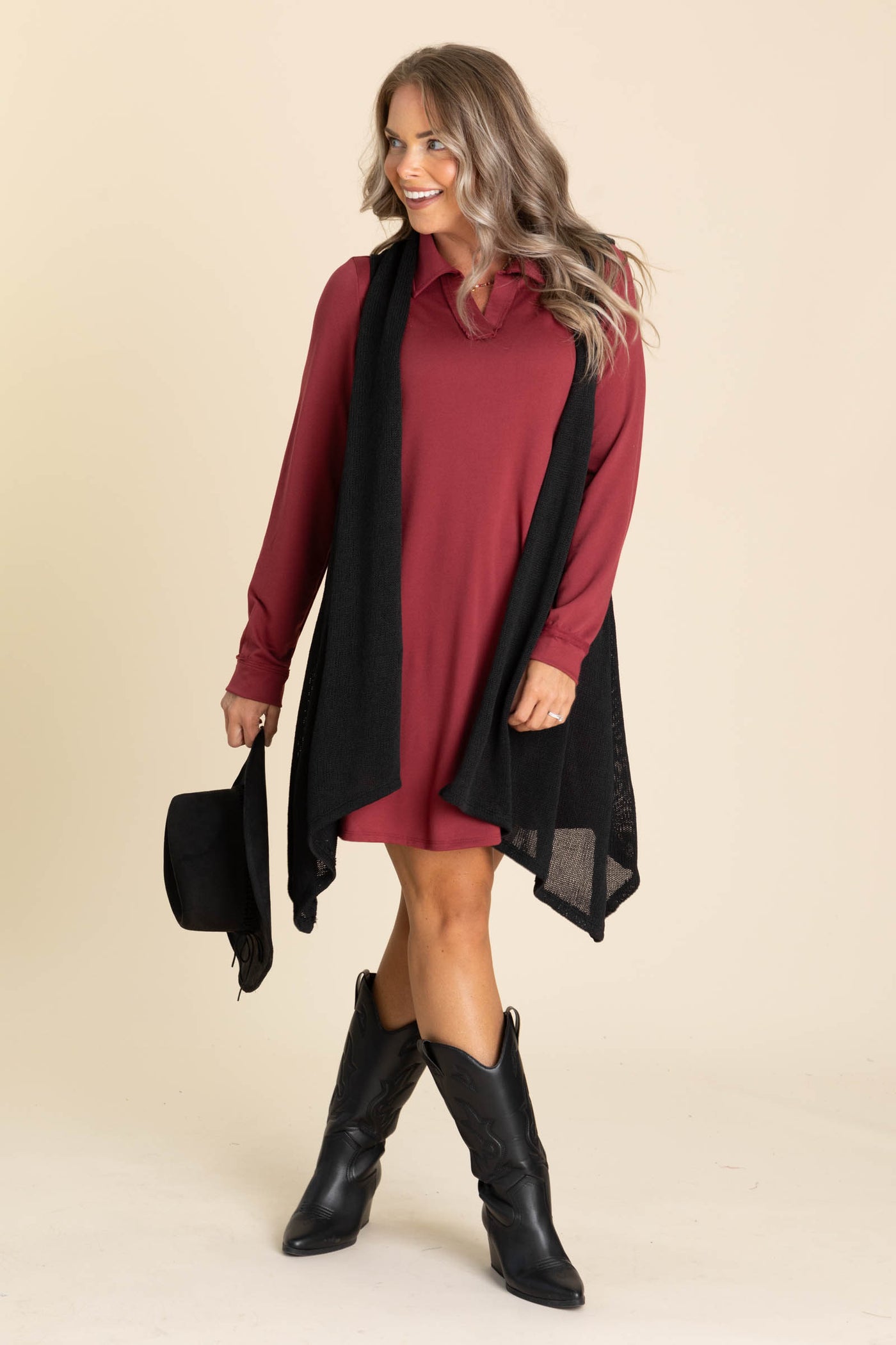 Soft Knit Draped Vests