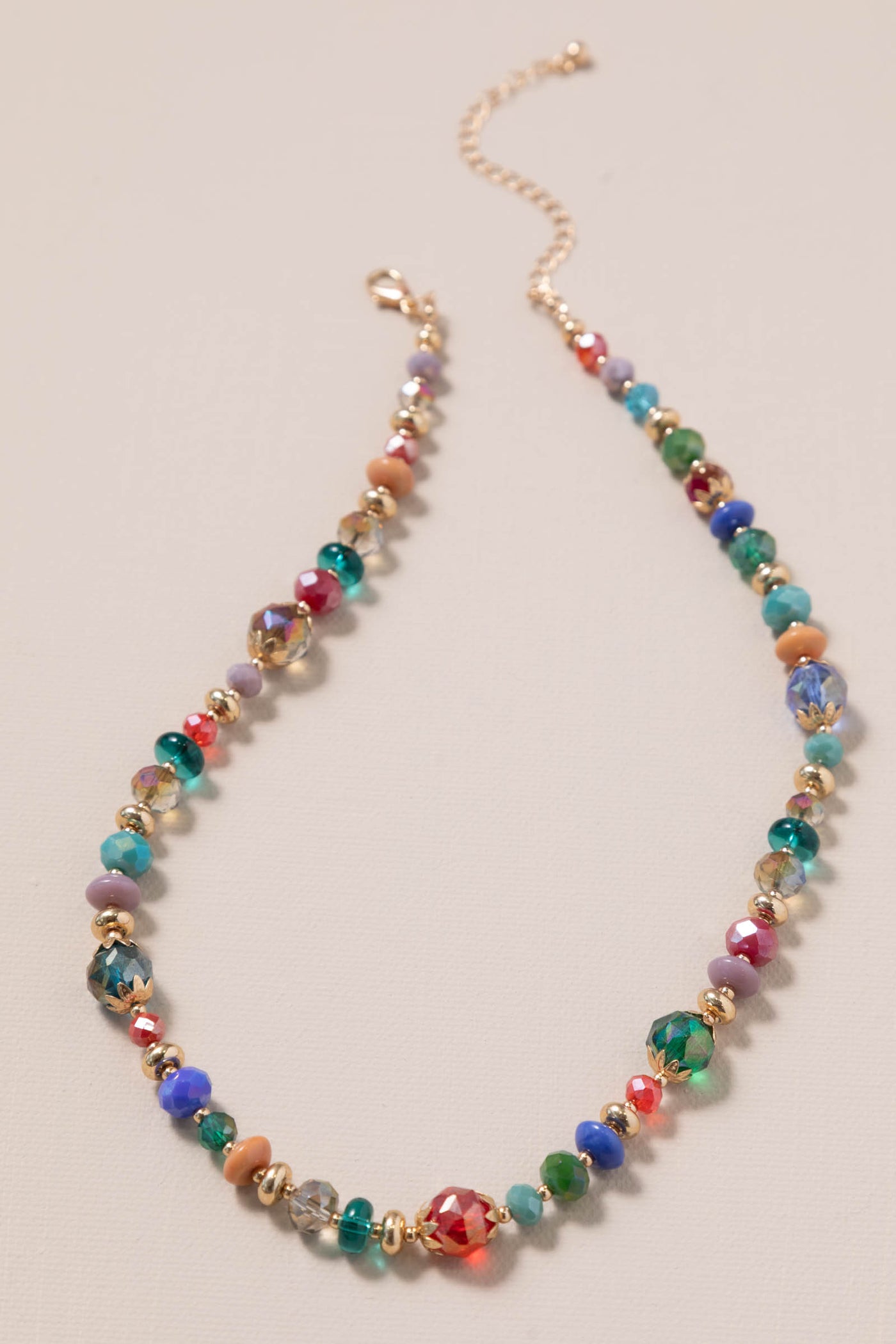 Multicolored Beads Necklace