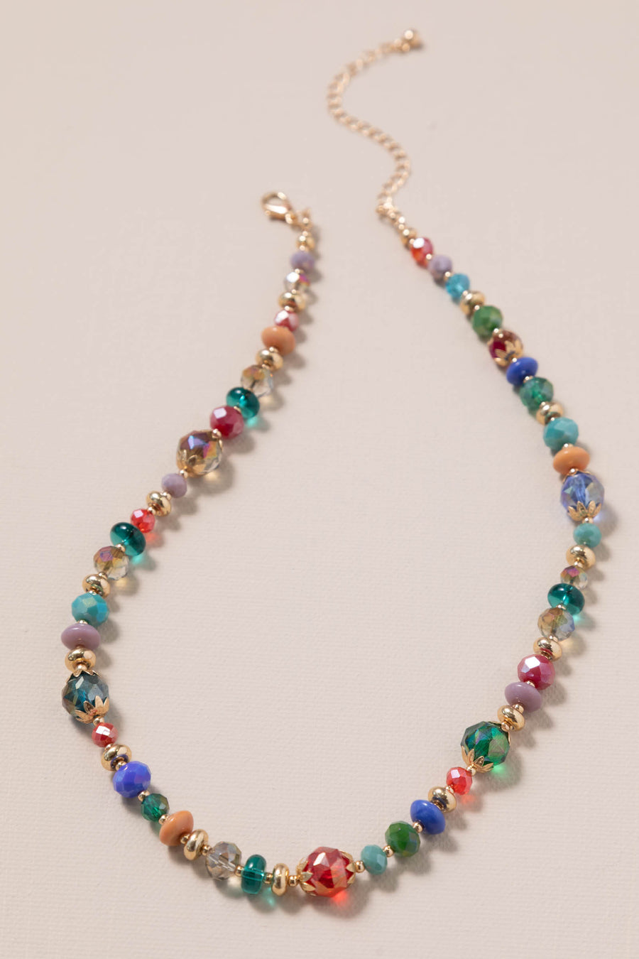 Multicolored Beads Necklace