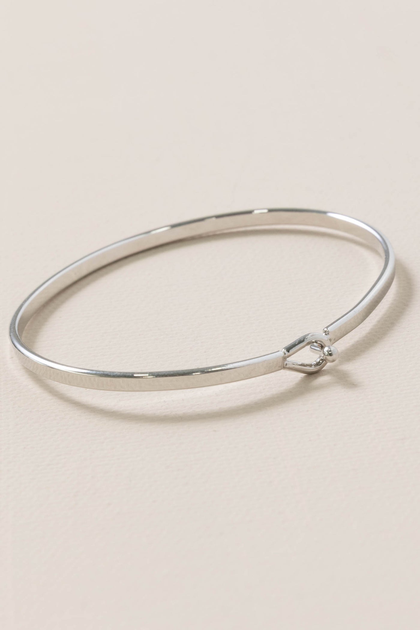 Silver Dream Big Engraved Bangle Bracelet