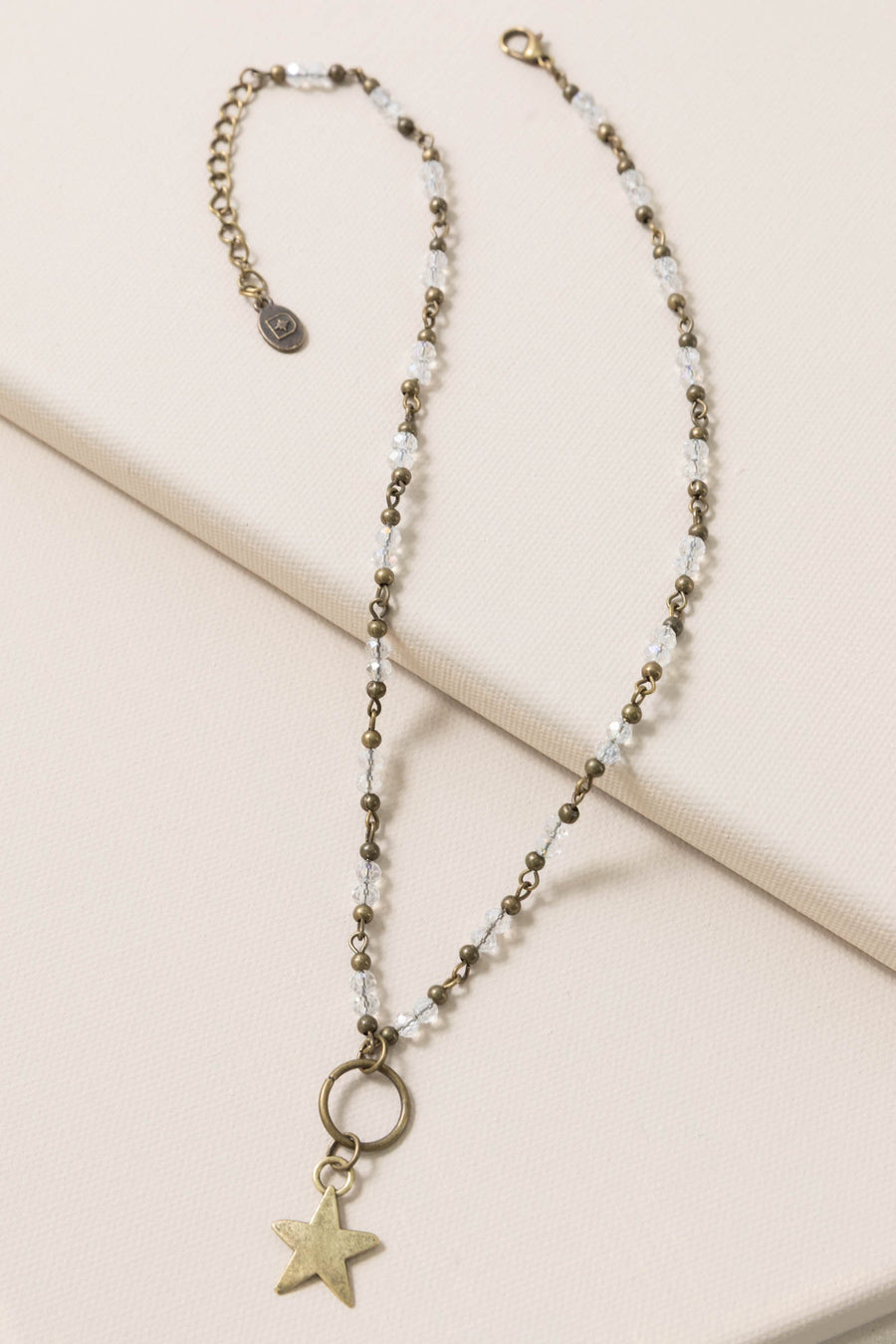 Bronze Star Necklace With Beads Necklace