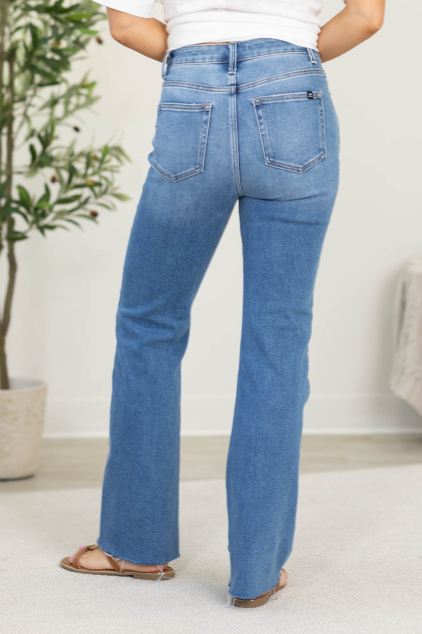 J21 Medium Wash High Rise Slim Bootcut Jeans