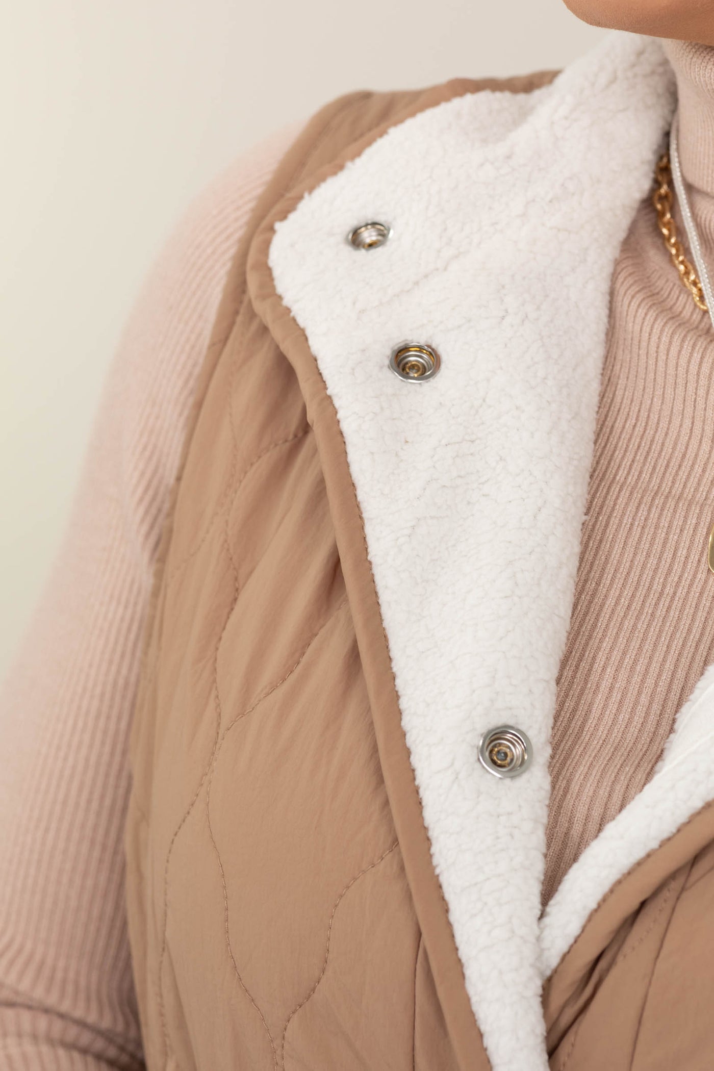 Drawstring Waist Padding Vests