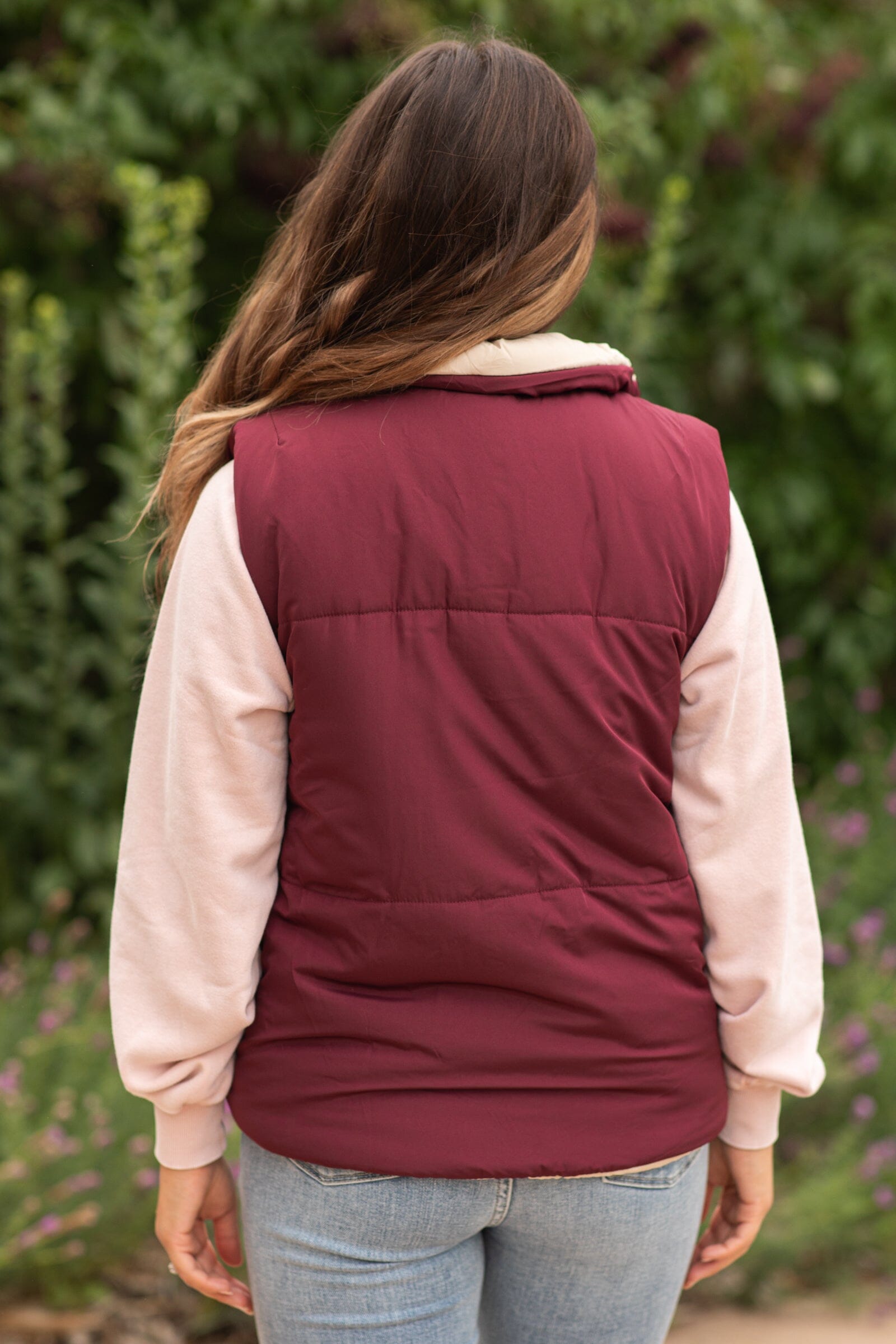 Dark Berry and Tan Vest - Filly Flair