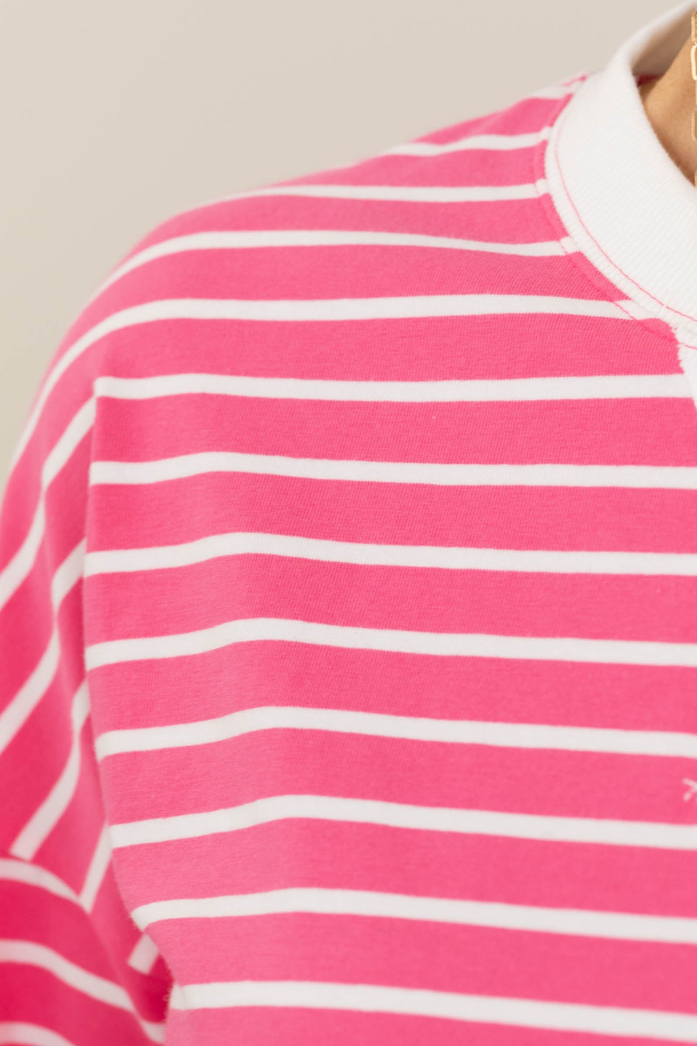 Striped Long Sleeve Pullover Knit Tops