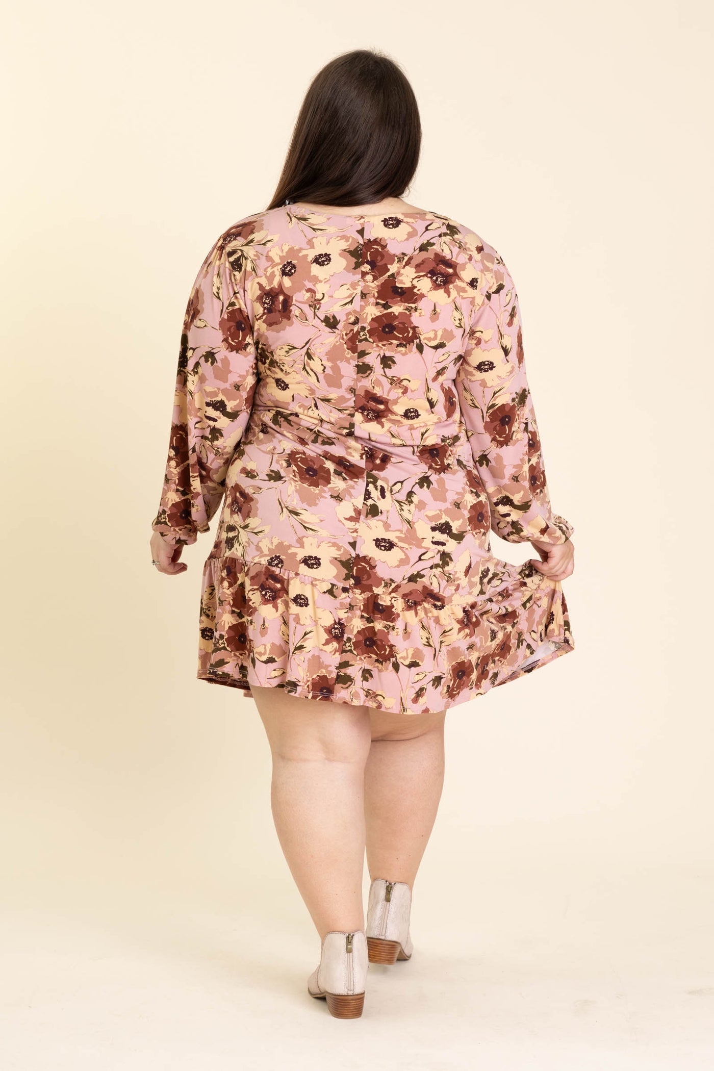 mauve brown dress Cecil Dress Mauve + Brown Victoria Grace Online