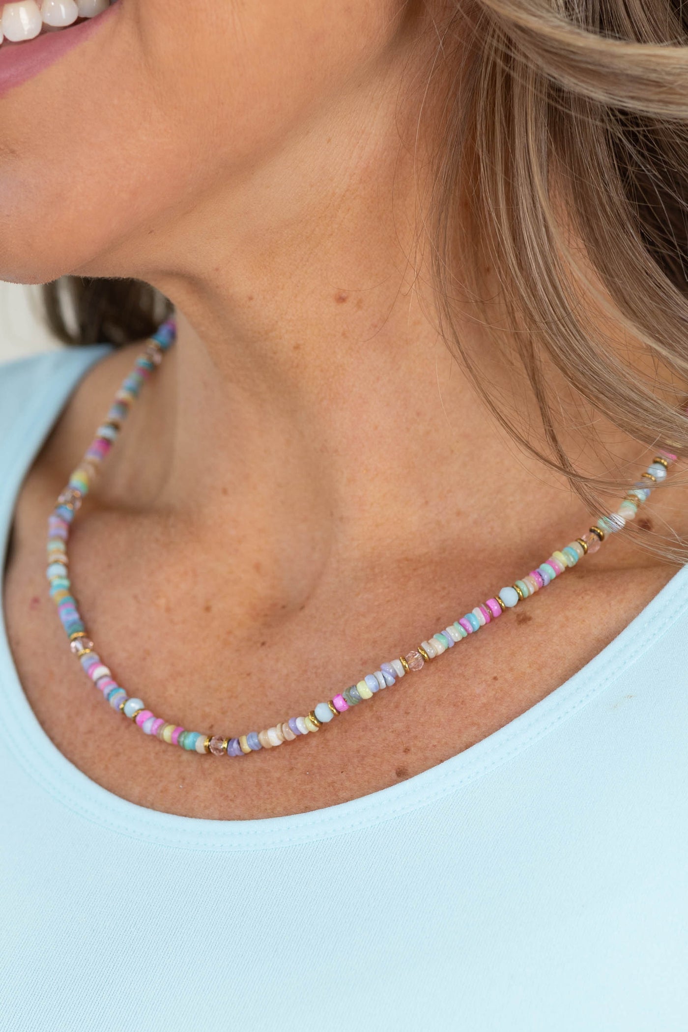 Light Pastel Cuties Beaded Necklace