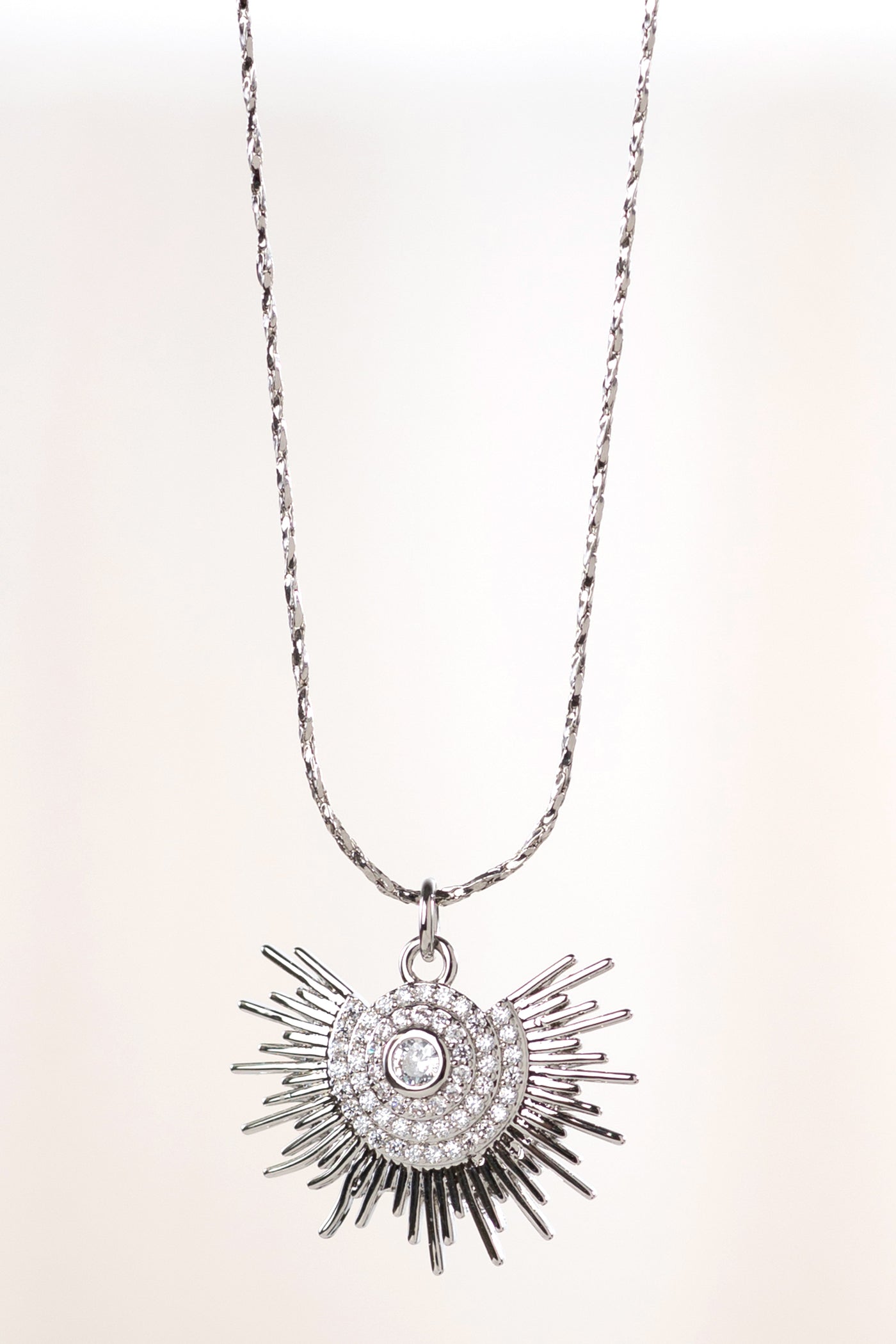 Textured Sunburst Charm