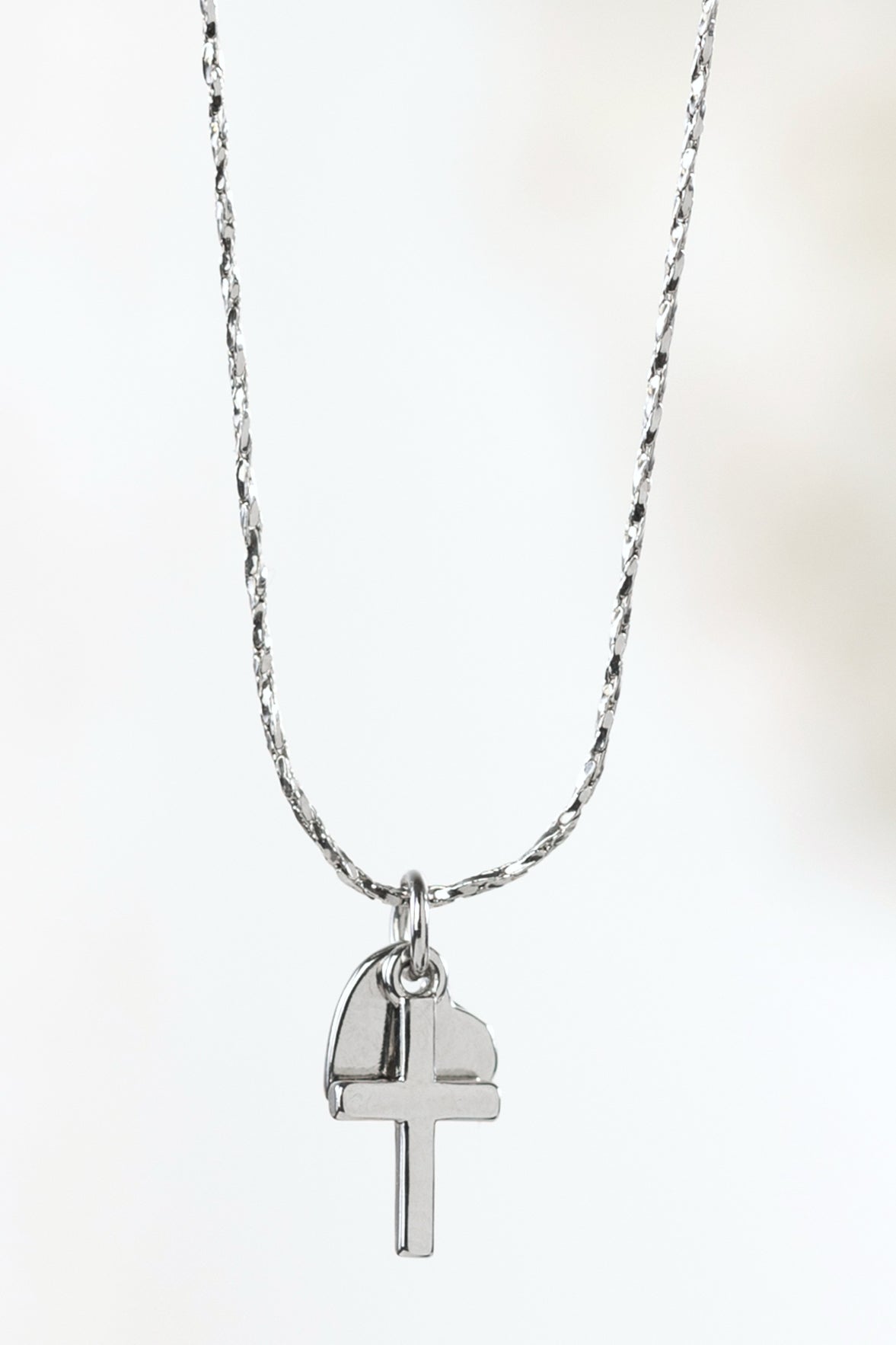 Heart And Cross Charm