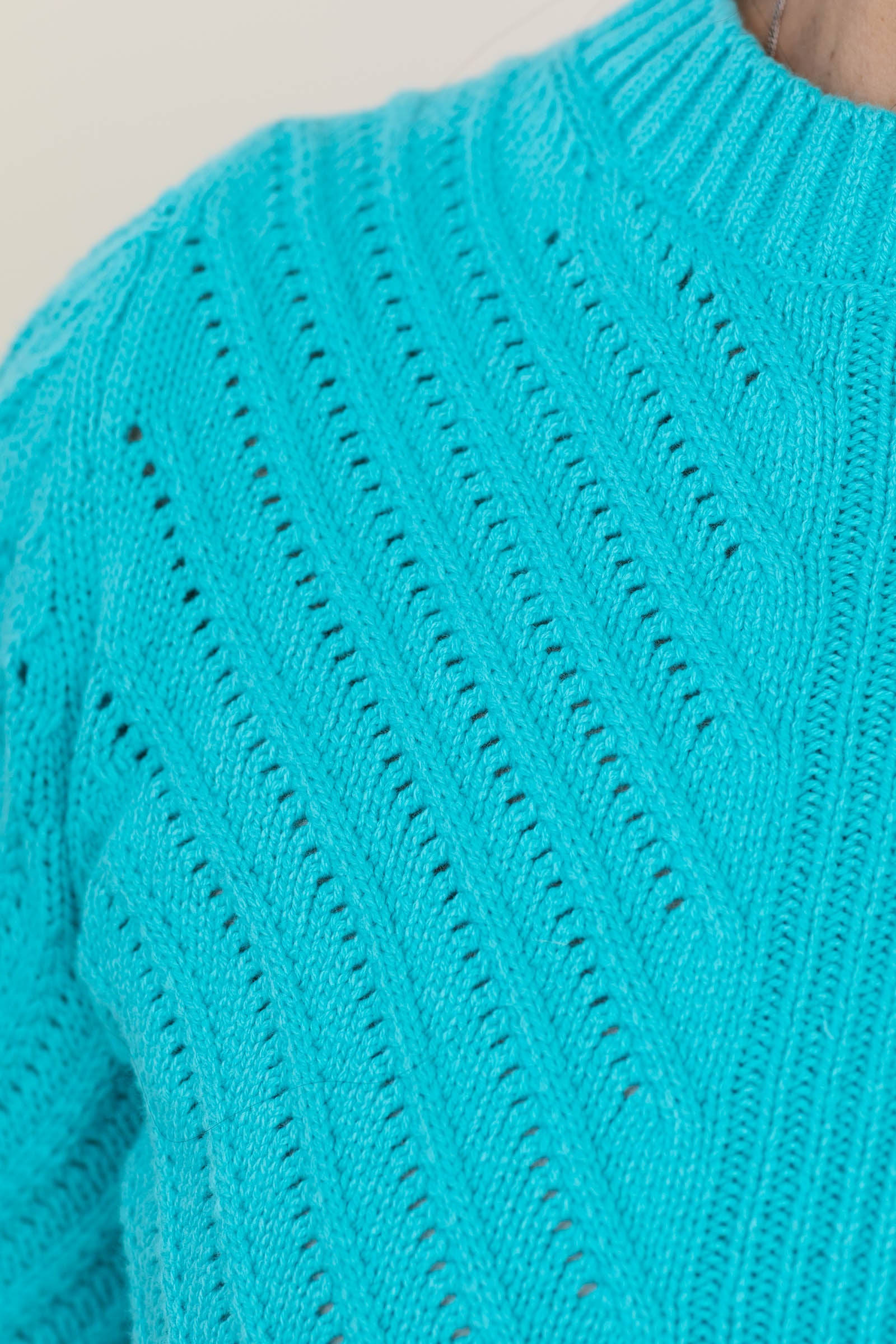 Turquoise Short Sleeve Sweater Top · Filly Flair