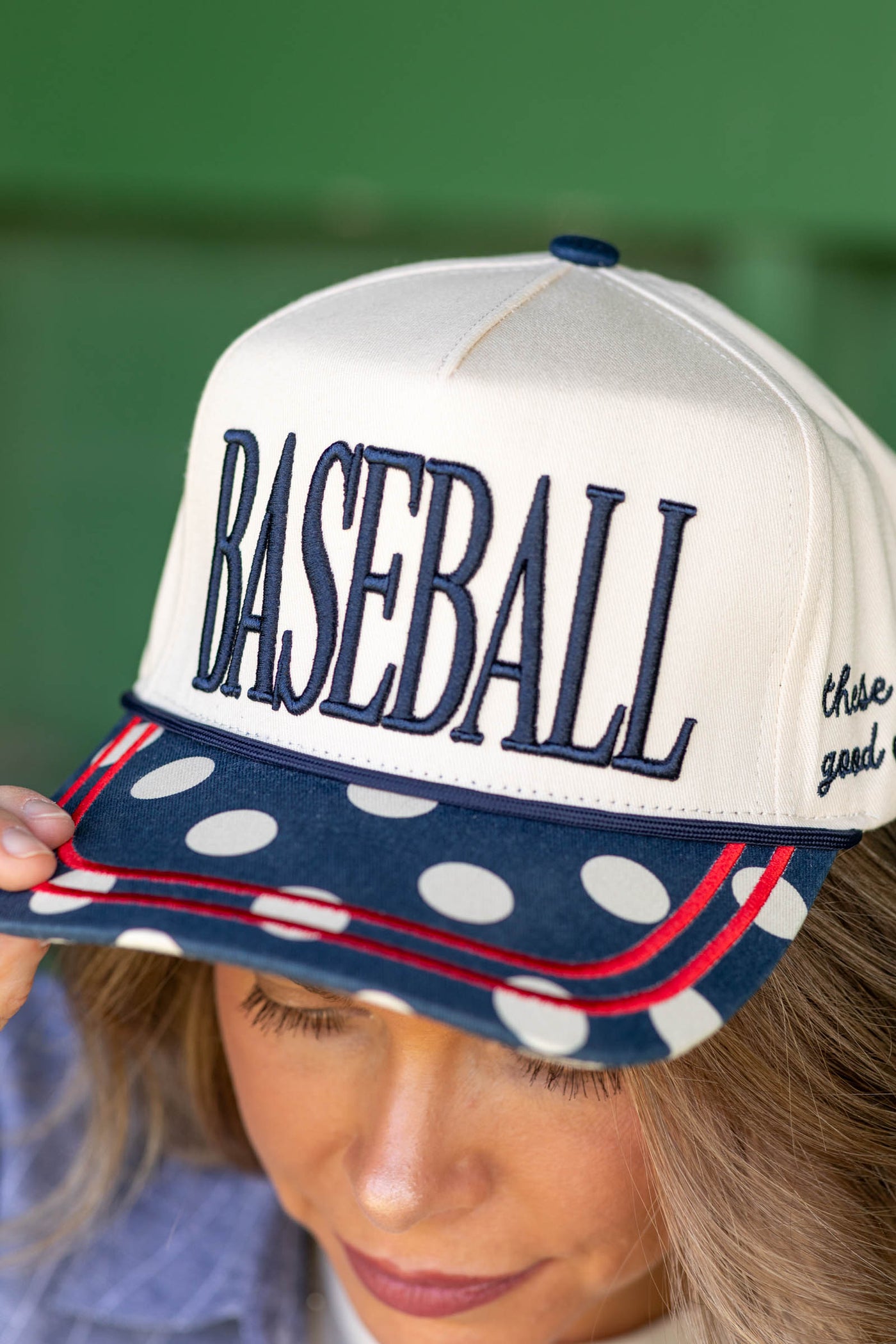 Polka Dot Baseball Hat