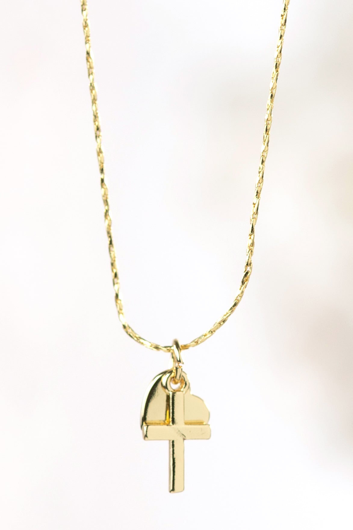 Heart And Cross Charm