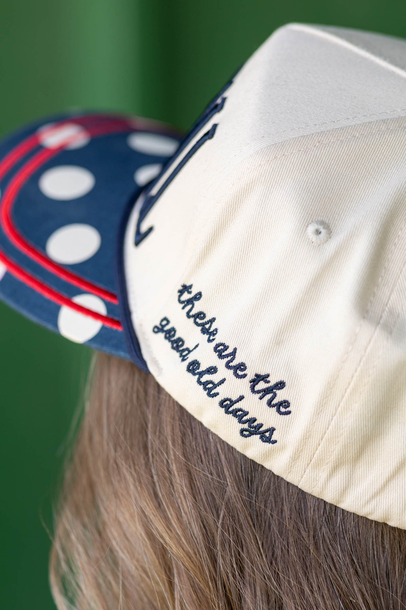 Polka Dot Baseball Hat