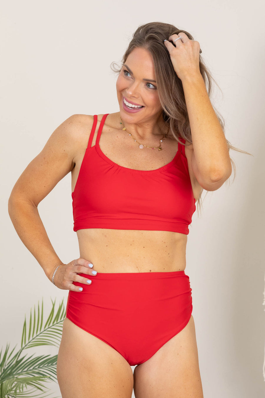 Crisscross Back Two-Piece Swimsuits