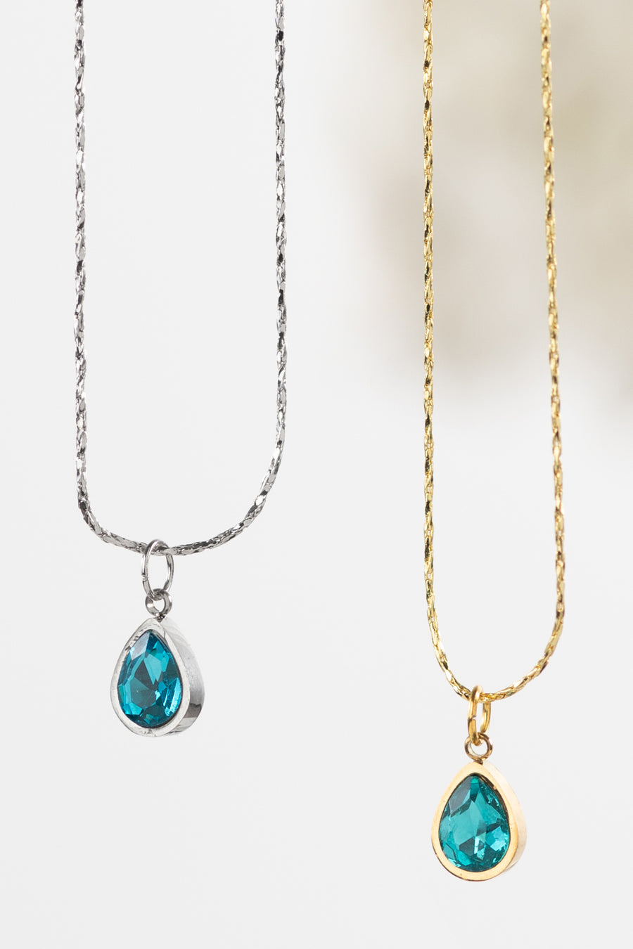 Turquoise Crystal Charm