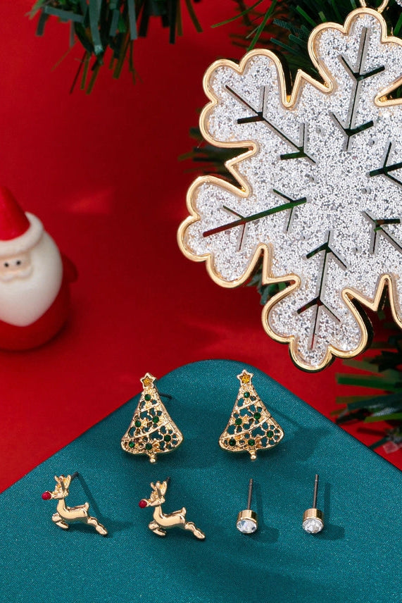 Holiday Christmas Trio Earring & Ornament Set