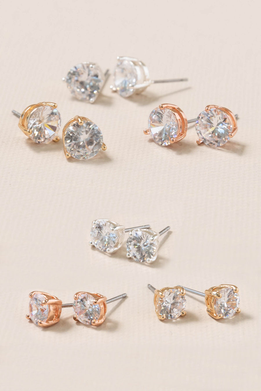 Classic Christy CZ Stud Earrings