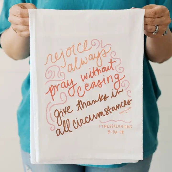 Rejoice Always Towel