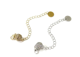 PRE-ORDER Pave' Magnet Clasp W/ 3" Ext. shipping apx 4/24