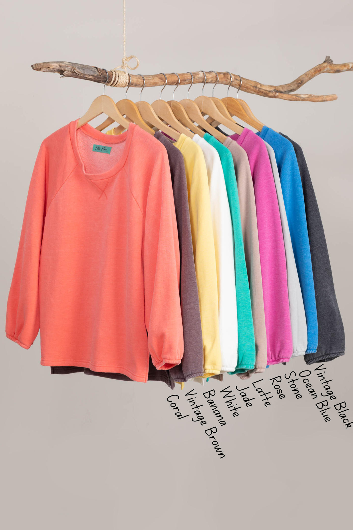 Cozy Campfire Balloon Sleeve Sweatshirt