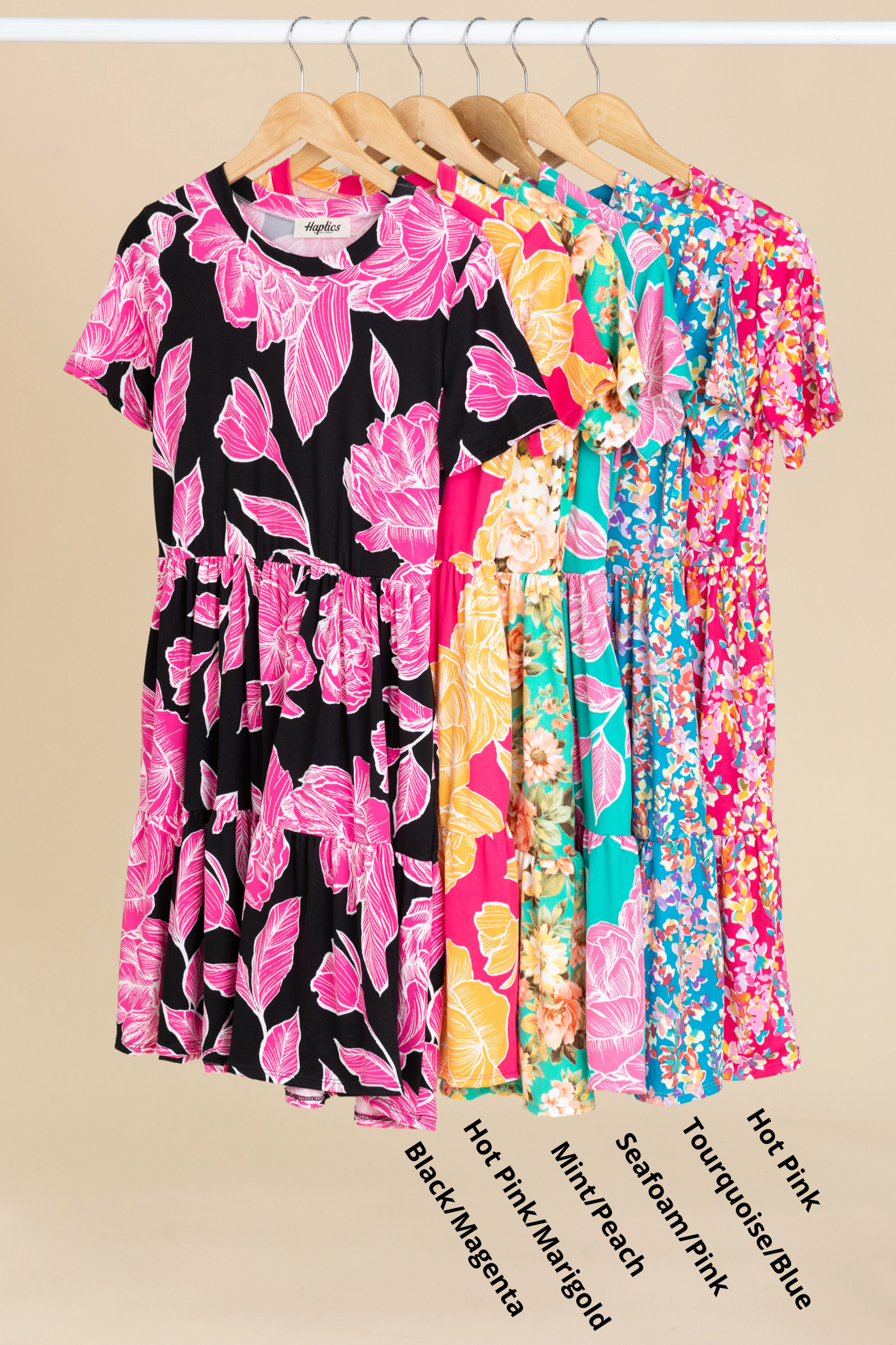 Fit And Flare Floral Dresses With Pockets Fit And Flare Floral Dresses With Pockets