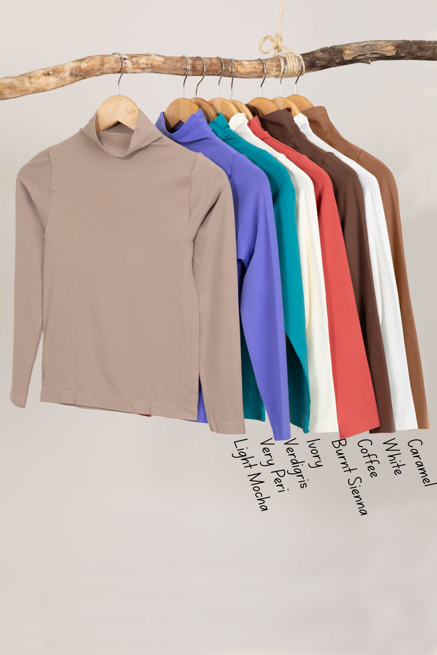 Seamless Mock Neck Tops