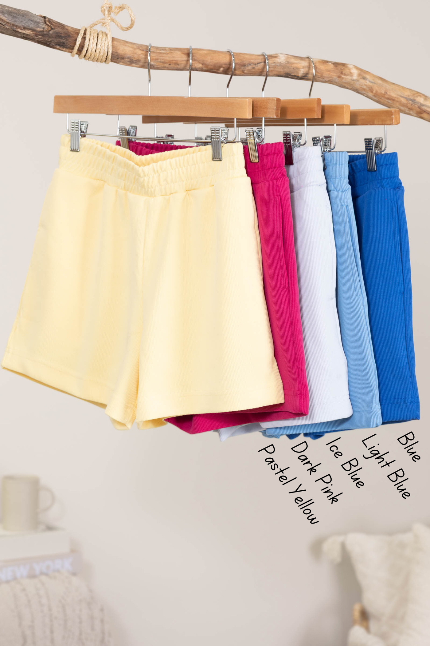 Luxe Rib Lounge Shorts