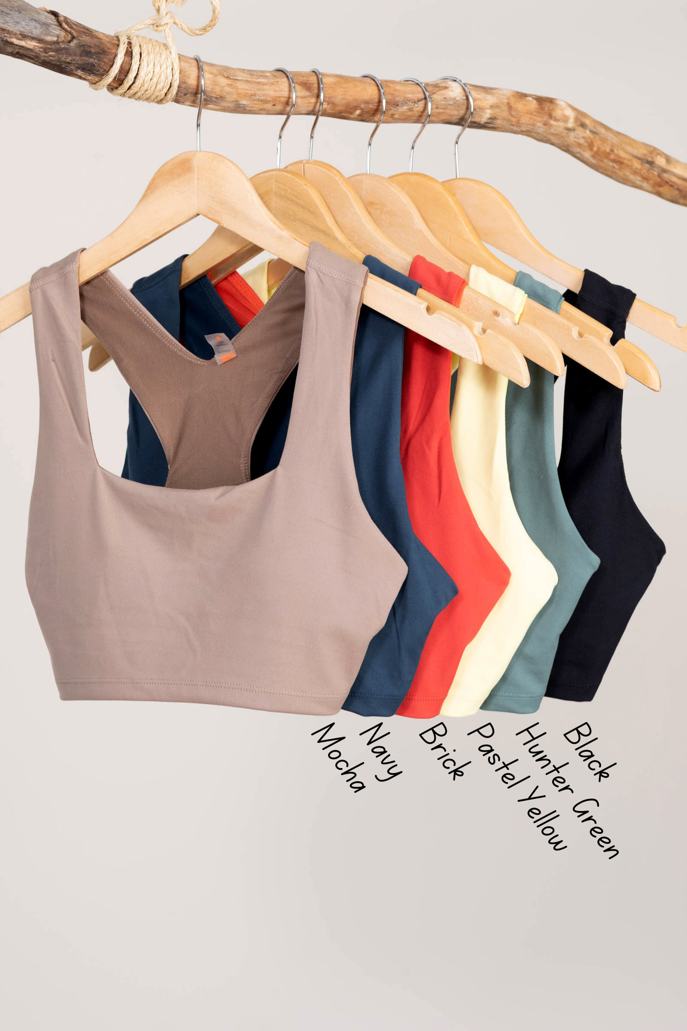 Venice Cloud Light Square Neck Sports Bra