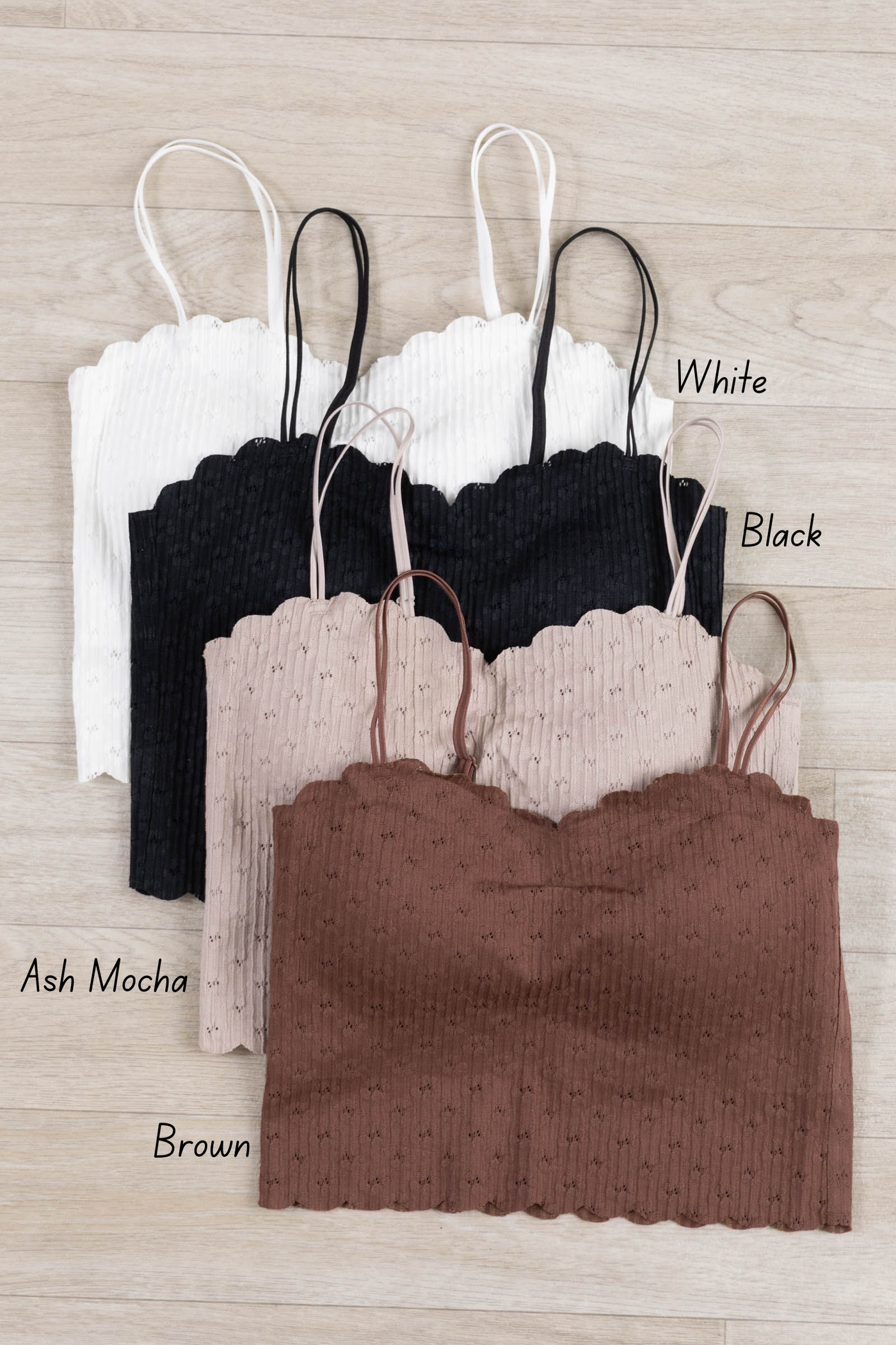 Seamless Lace Bralettes With Pads