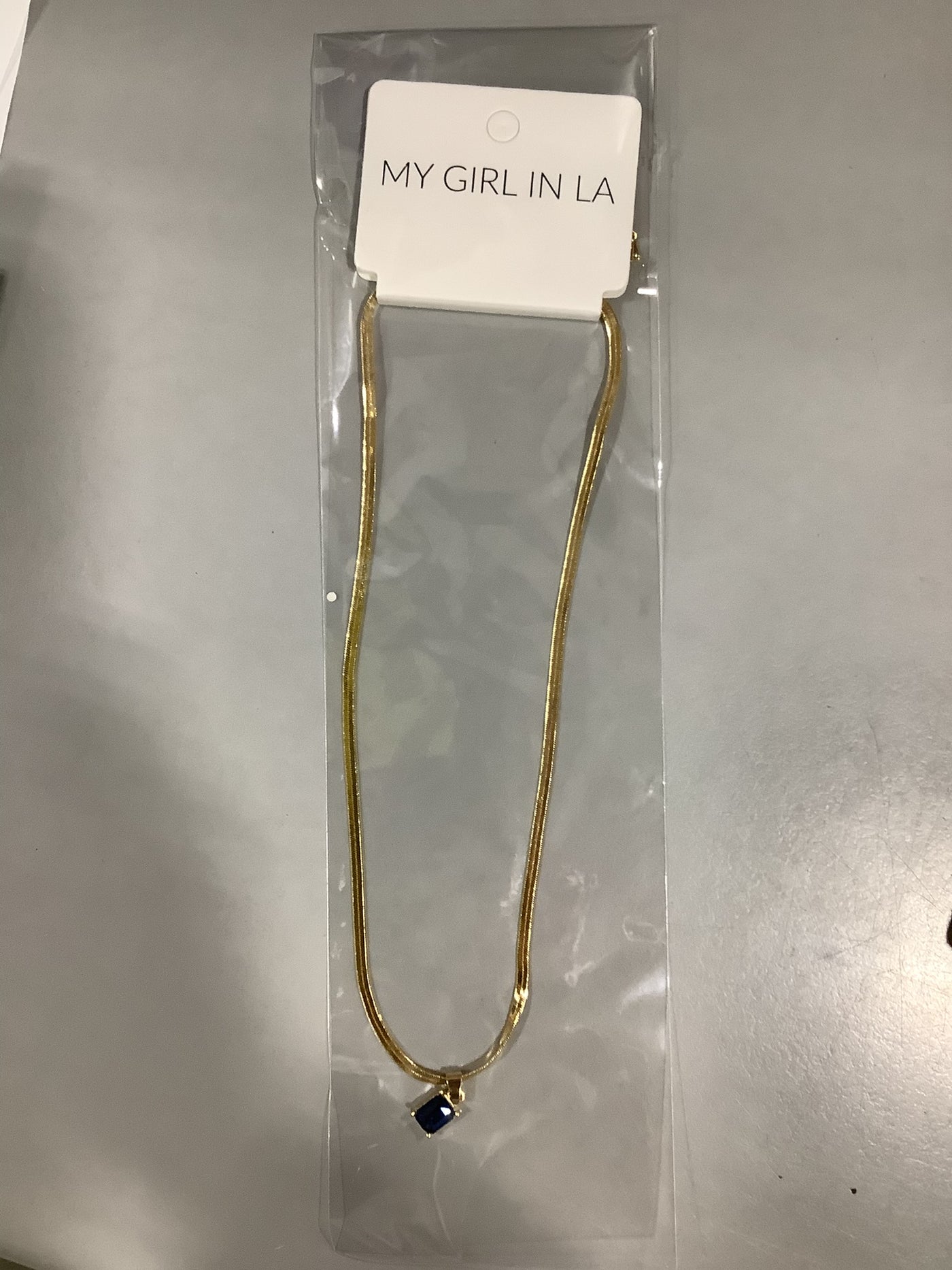 Lottie's Colorful Herringbone Necklace