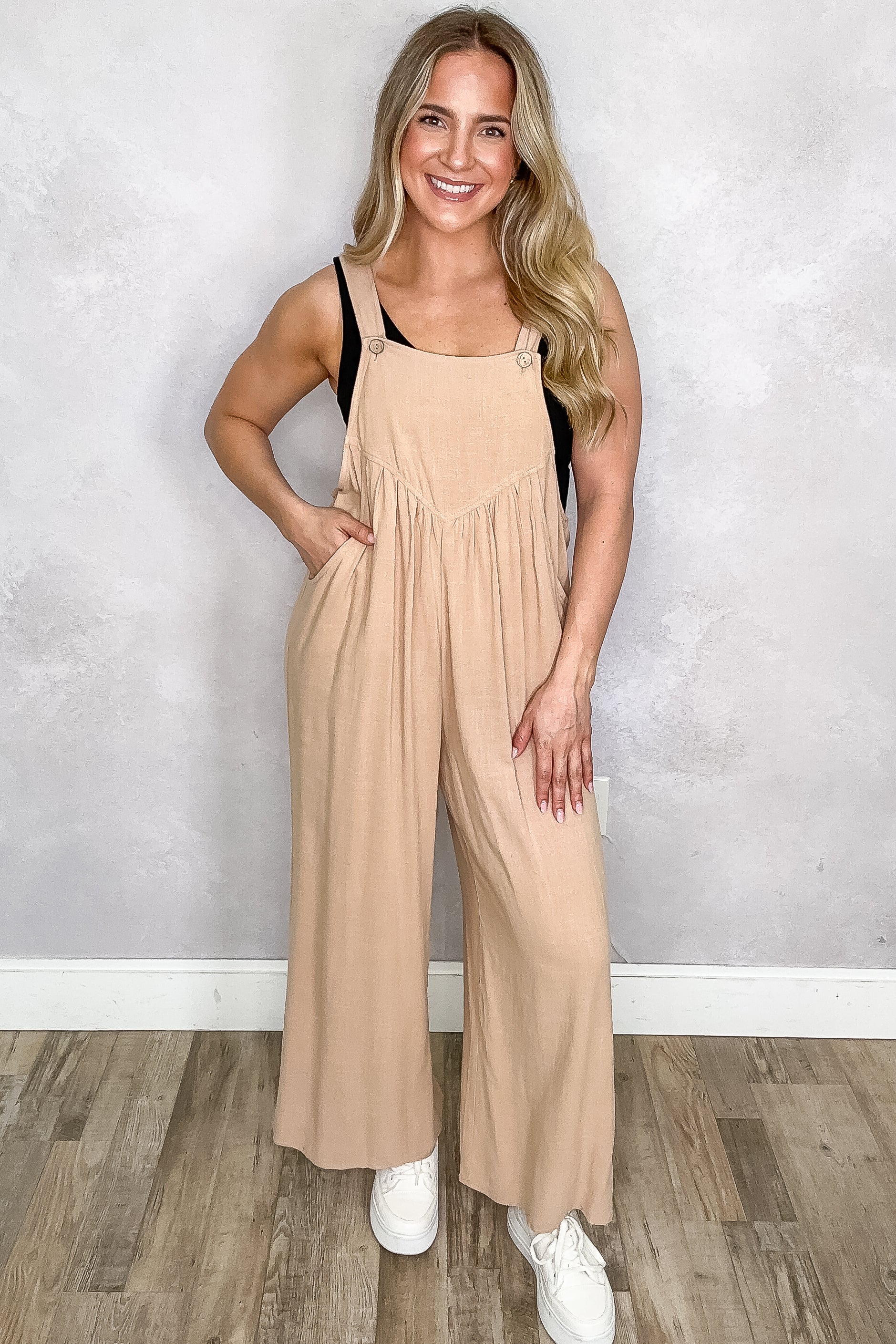 LOST IN YOUR EYES WOVEN JUMPSUIT main image 0