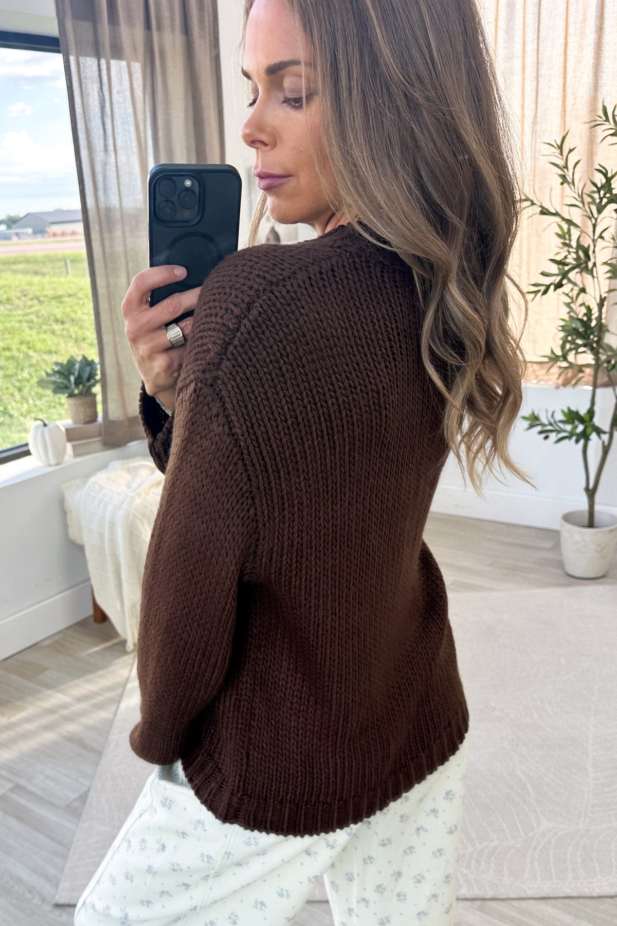 Brown Nashville Knit Sweater
